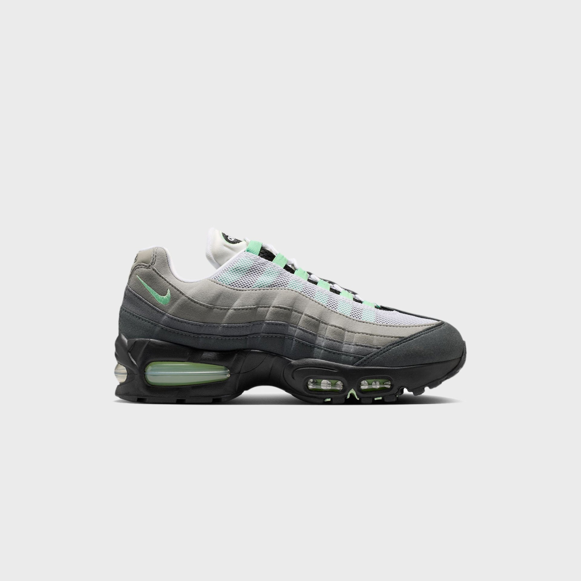 Nike WMNS Air Max 95 Big Bubble - Black / Fresh Mint / White / Medium Grey / Anthracite / Light Graphite