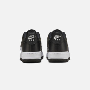 Nike leather GS Air Force 1 - Black / White