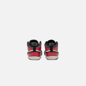 Jordan Air Jordan 1 Crib Bootie - Black / Black / Varsity Red / White