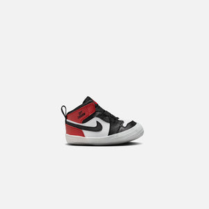 Jordan Air Jordan 1 Crib Bootie - Black / Black / Varsity Red / White