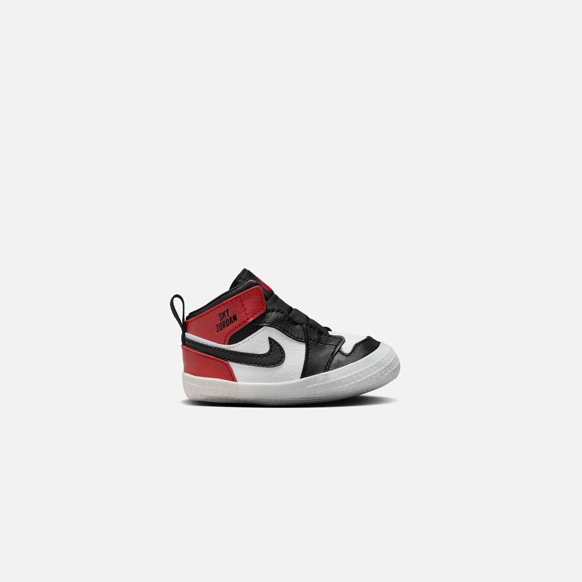 Jordan Air Jordan 1 Crib Bootie - Black / Black / Varsity Red / White