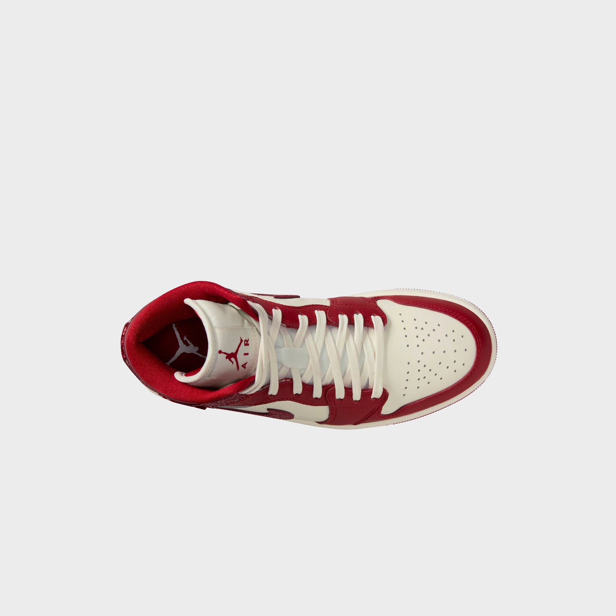 Nike Air Jordan 1 Mid - Sail / Team Red / Varsity Red – Kith