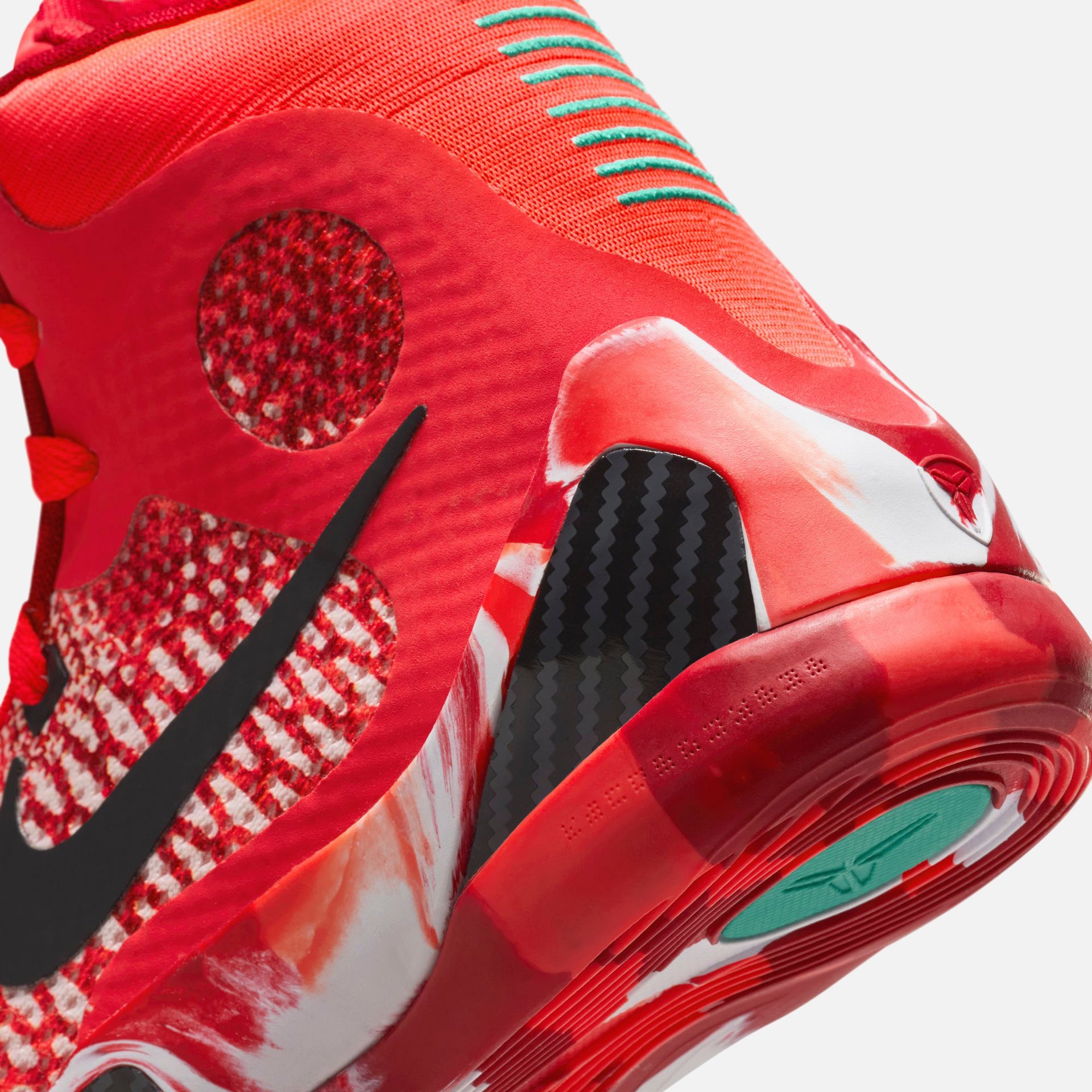 Nike GS Kobe 9 Elite Protro - Bright Crimson / Black-White