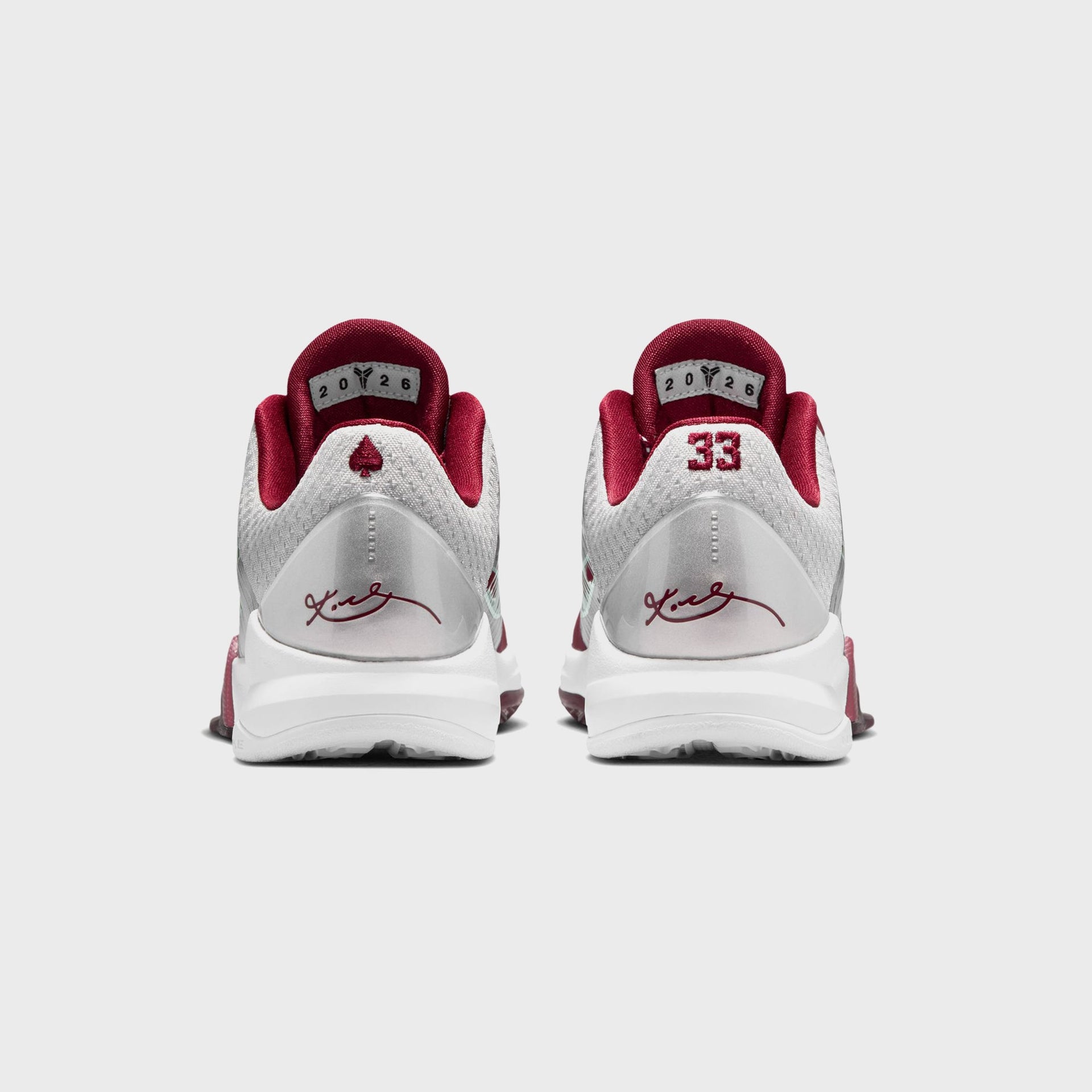 Nike GS Kobe 5 Protro - Metallic Silver / White / Team Red