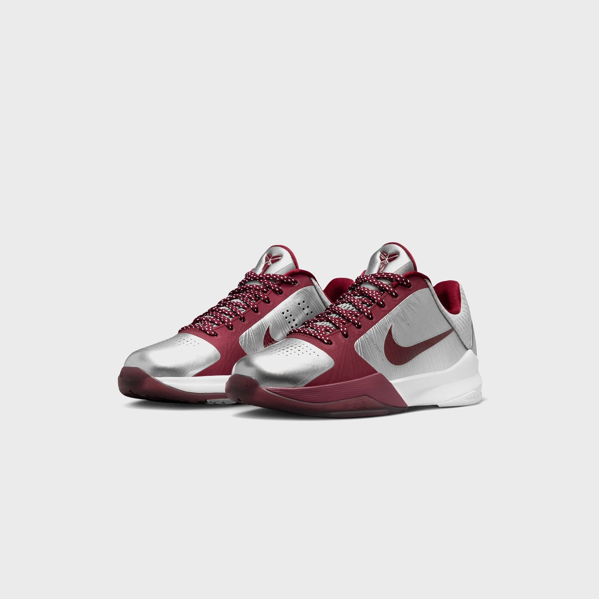 Nike GS Kobe 5 Protro - Metallic Silver / White / Team Red