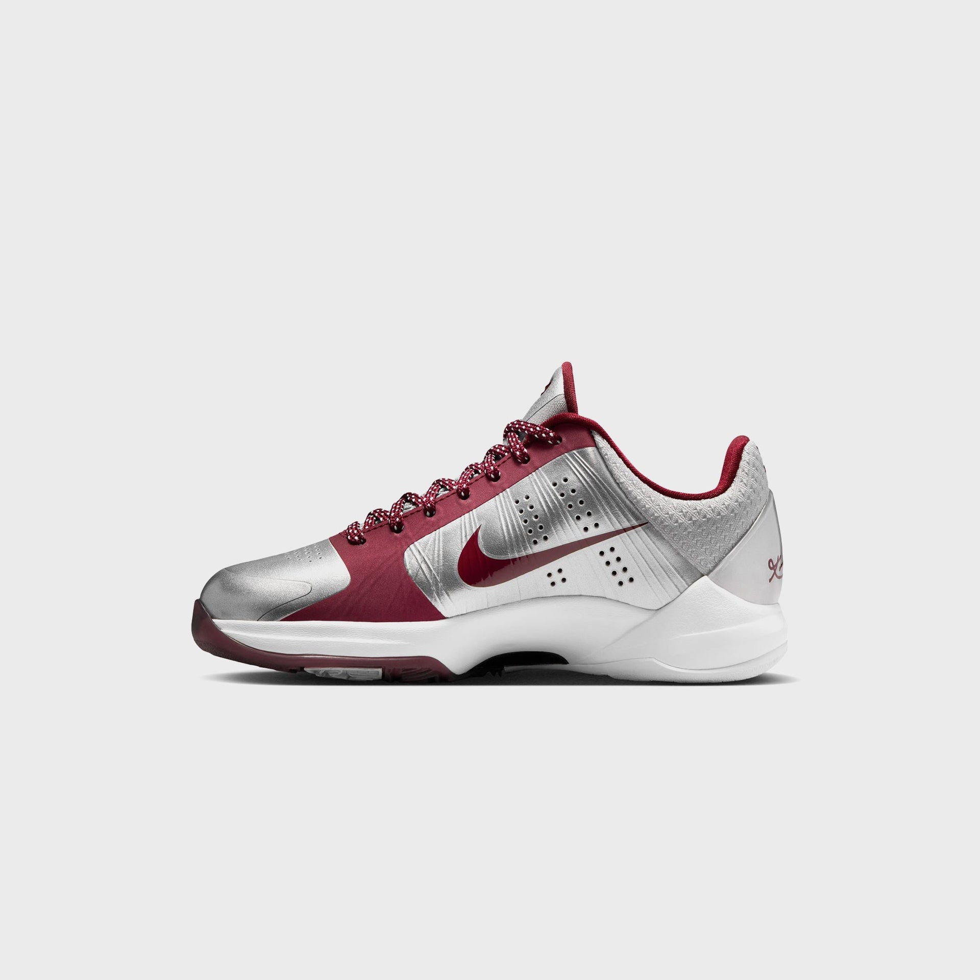 Nike GS Kobe 5 Protro - Metallic Silver / White / Team Red