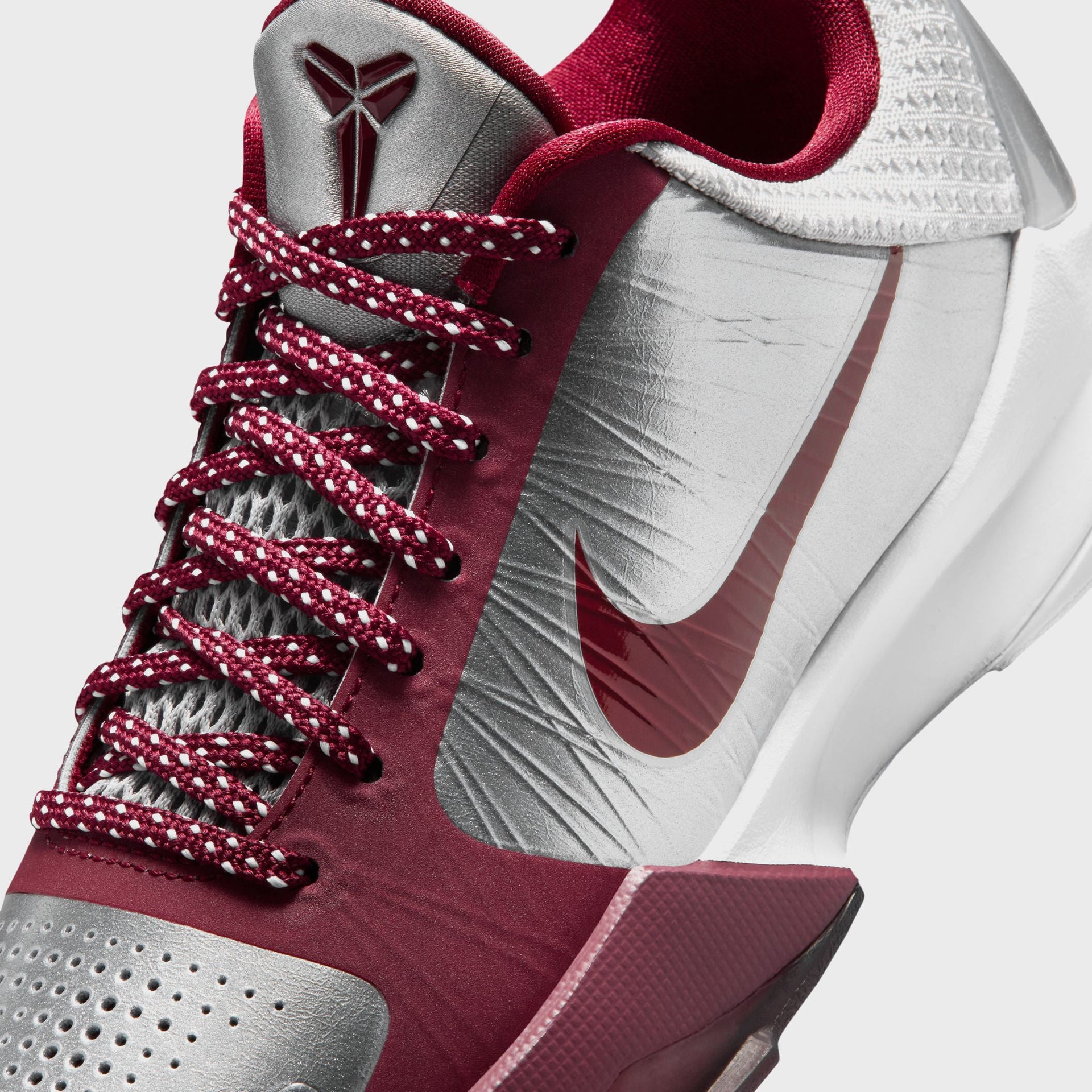 Nike GS Kobe 5 Protro - Metallic Silver / White / Team Red