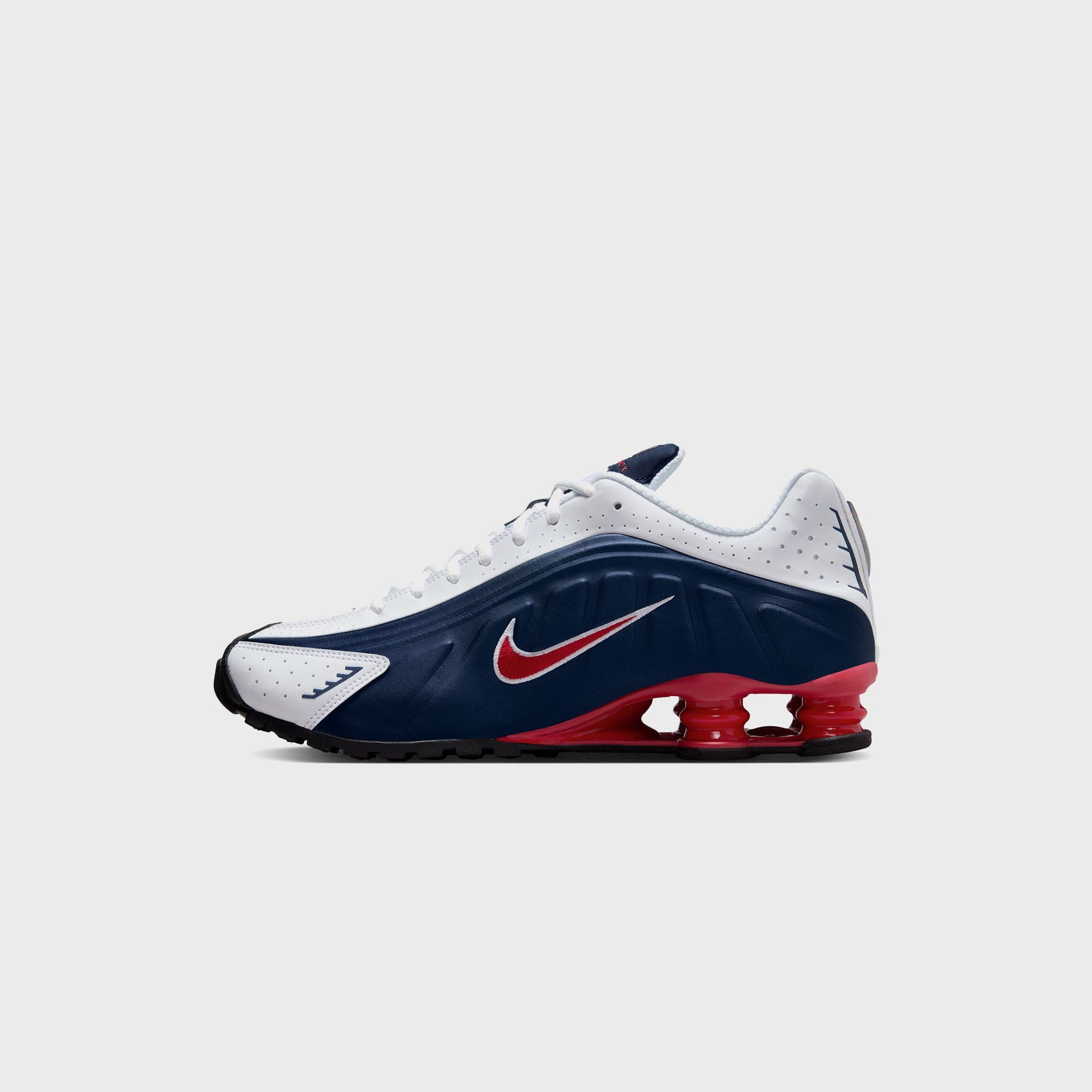 Nike Shox R4 - Midnight Navy / Gym Red / White