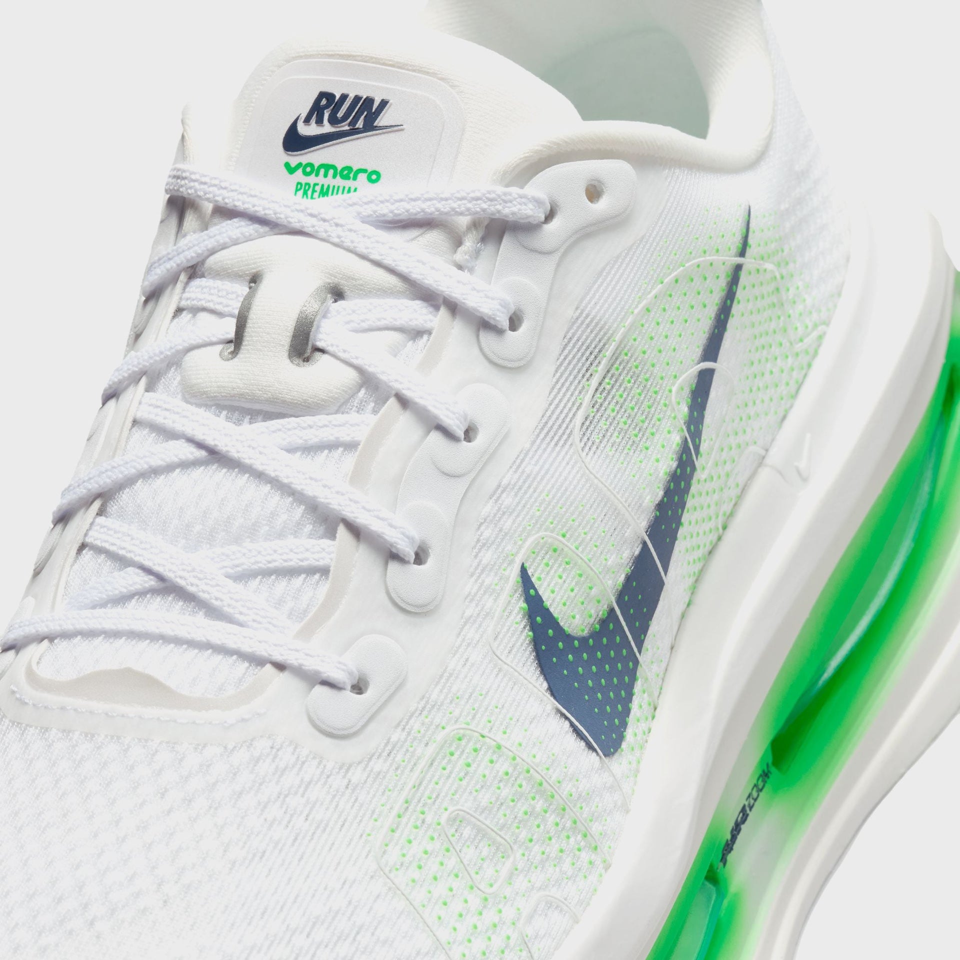 Nike Vomero Premium - White / Green Spark / Summit White / Midnight Navy