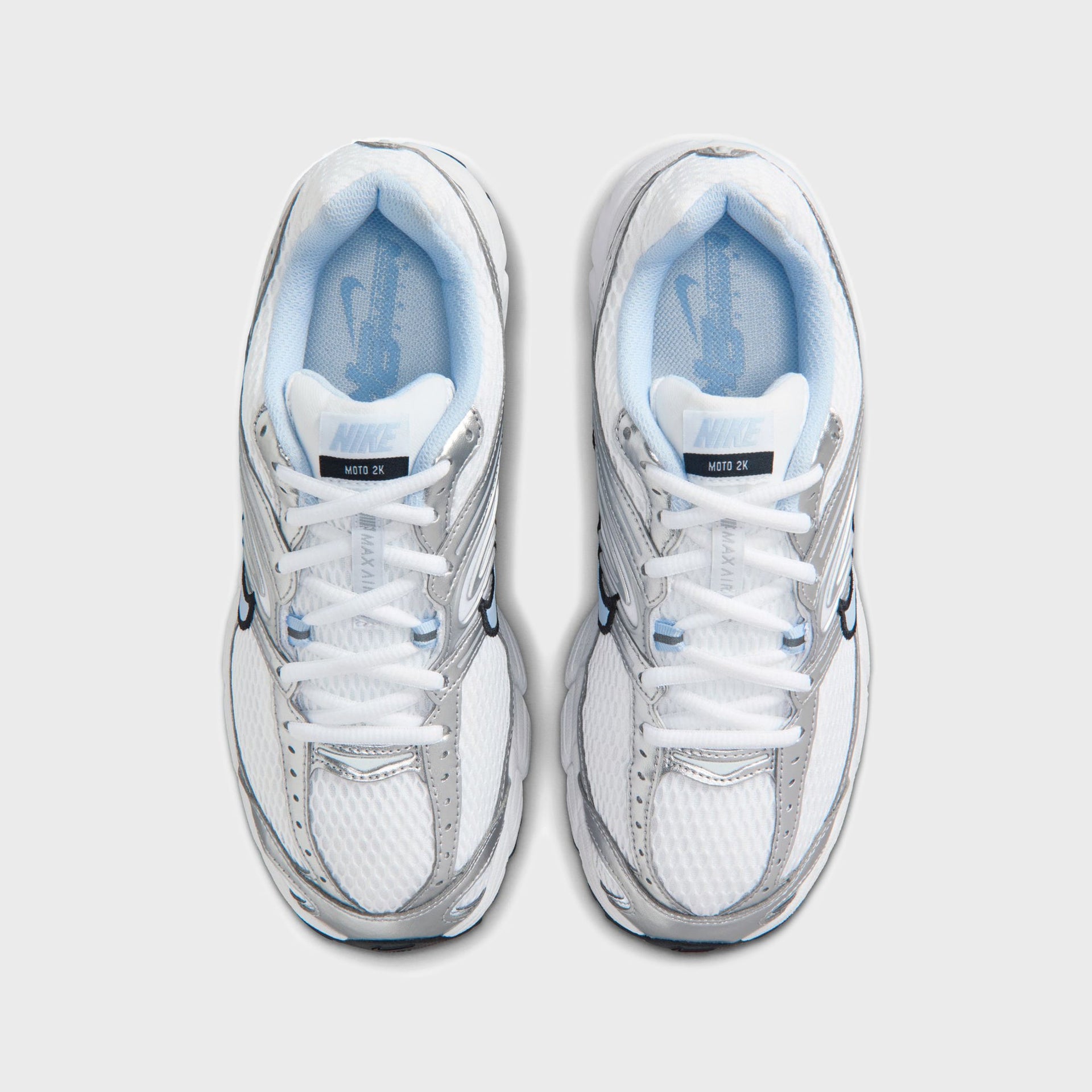 Nike WMNS Air Max Moto 2K - White / Hydrogen Blue / Metallic Silver