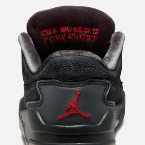 Jordan x Who Decides War WMNS Flight Court SP - Black / Varsity Red / Off Noir / Muslin