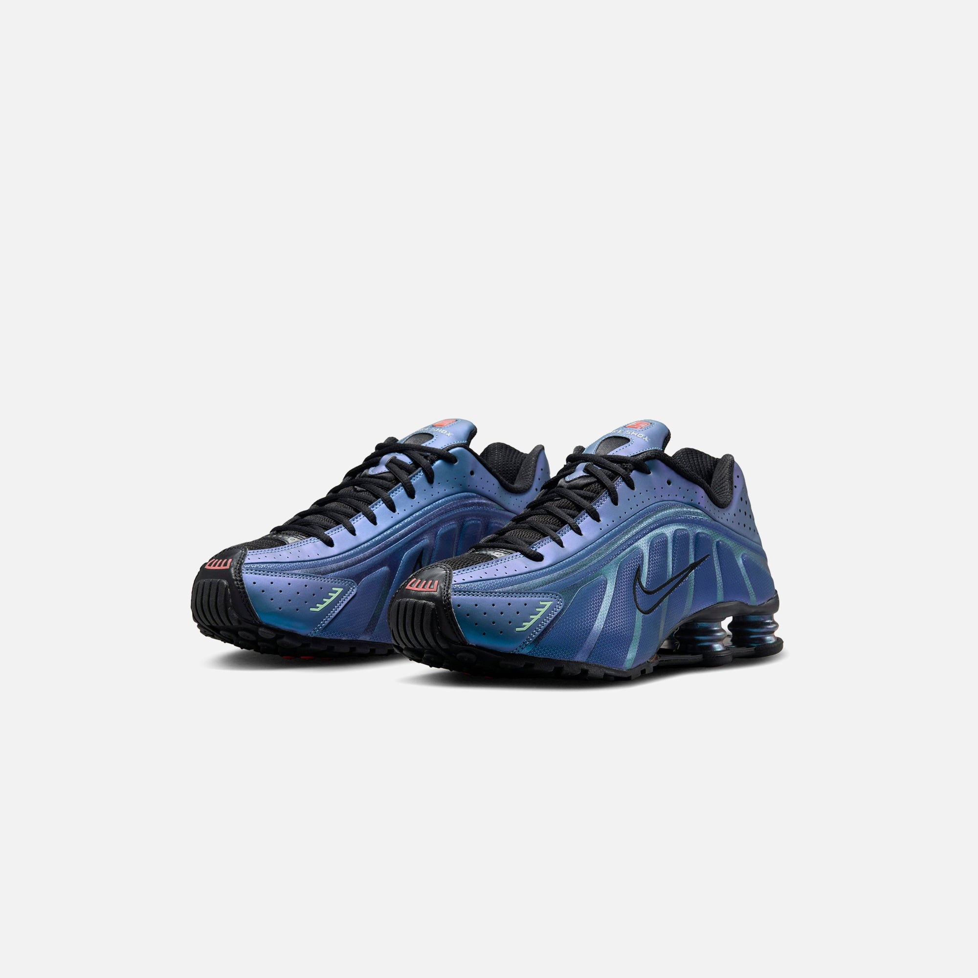 ★NIKE Shox R4 Black and Hot Punch★ Nike Shox R4 - Black / Hot Punch – Kith