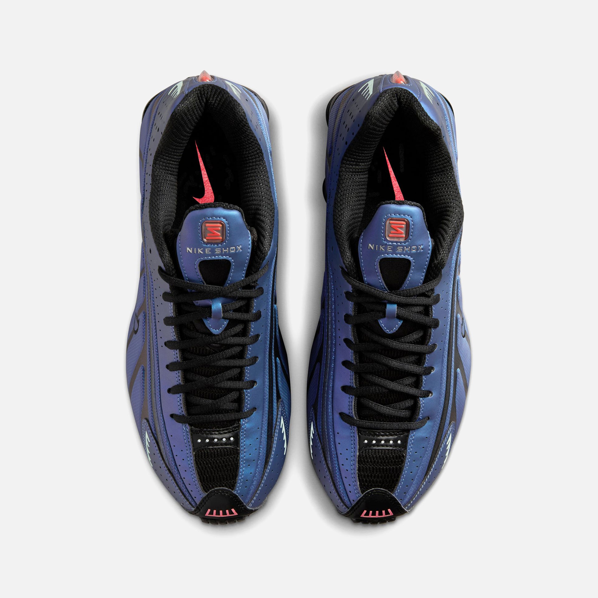 Nike Shox R4 Black Hot Punch – Kith