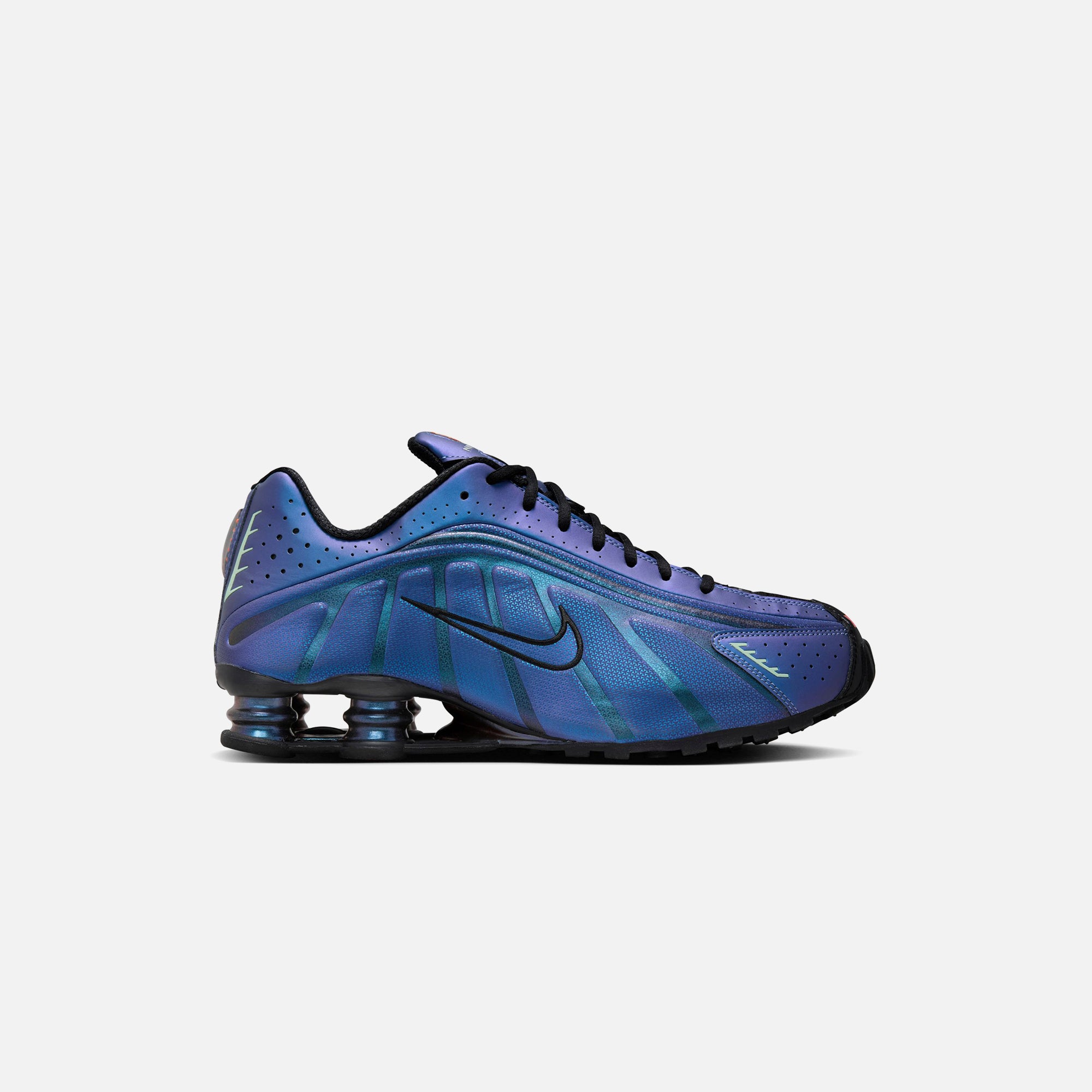 Nike Shox R4 Black Hot Punch Kith