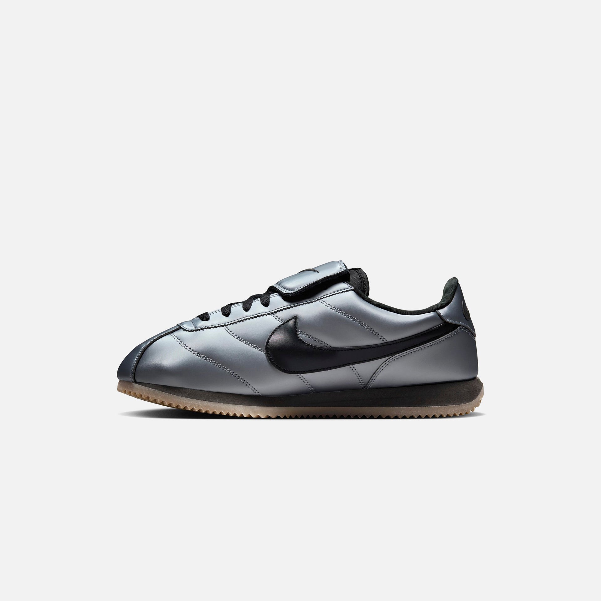 Nike Cortez Leather SE - Metallic Cool Grey / Black / Gum Dark Brown