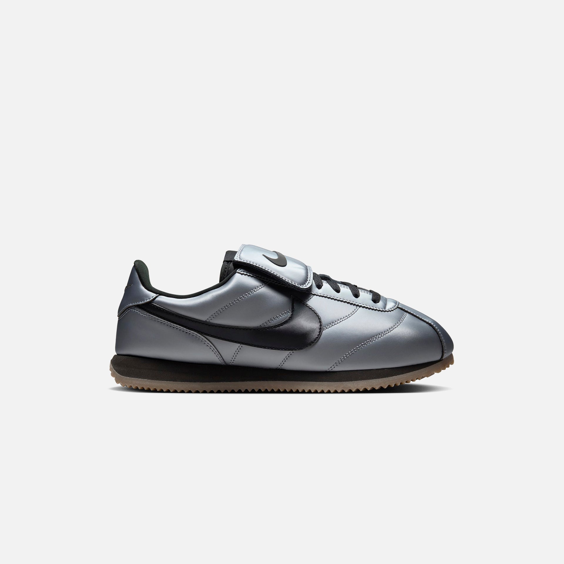 Nike Cortez Leather SE - Metallic Cool Grey / Black / Gum Dark Brown