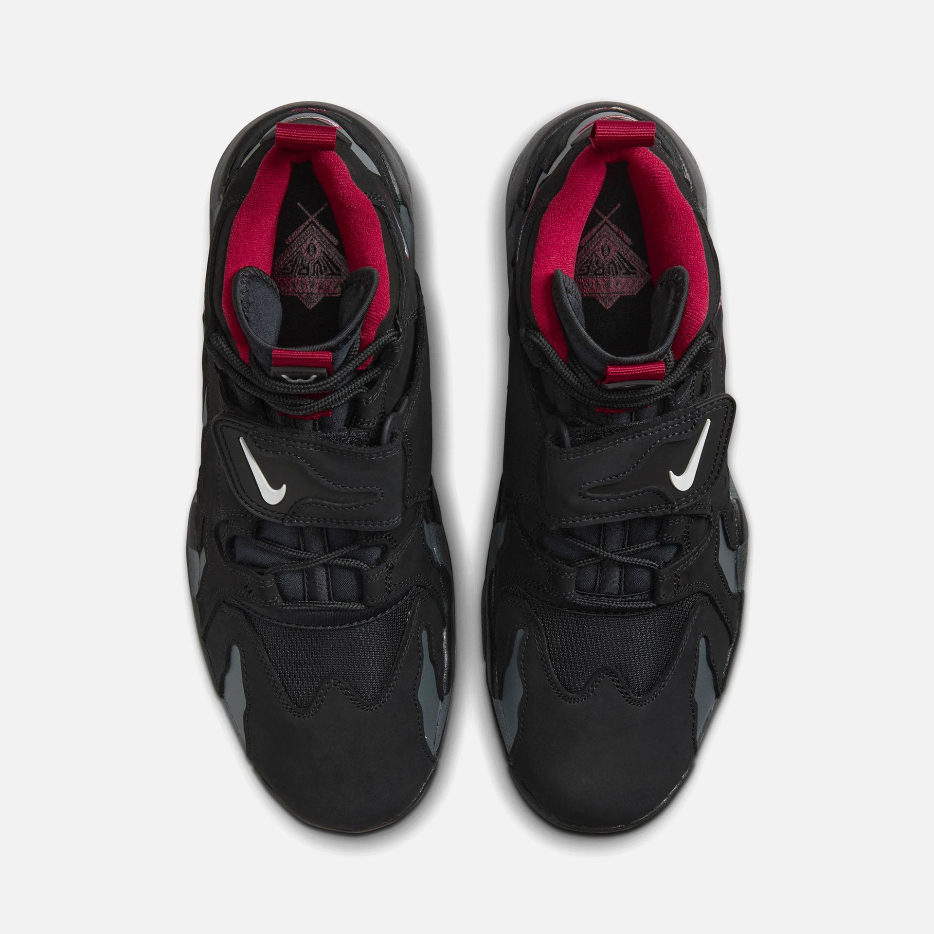 Nike Air DT Max 96 - Black / White / Team Anthracite / Metallic Silver / Fire Red