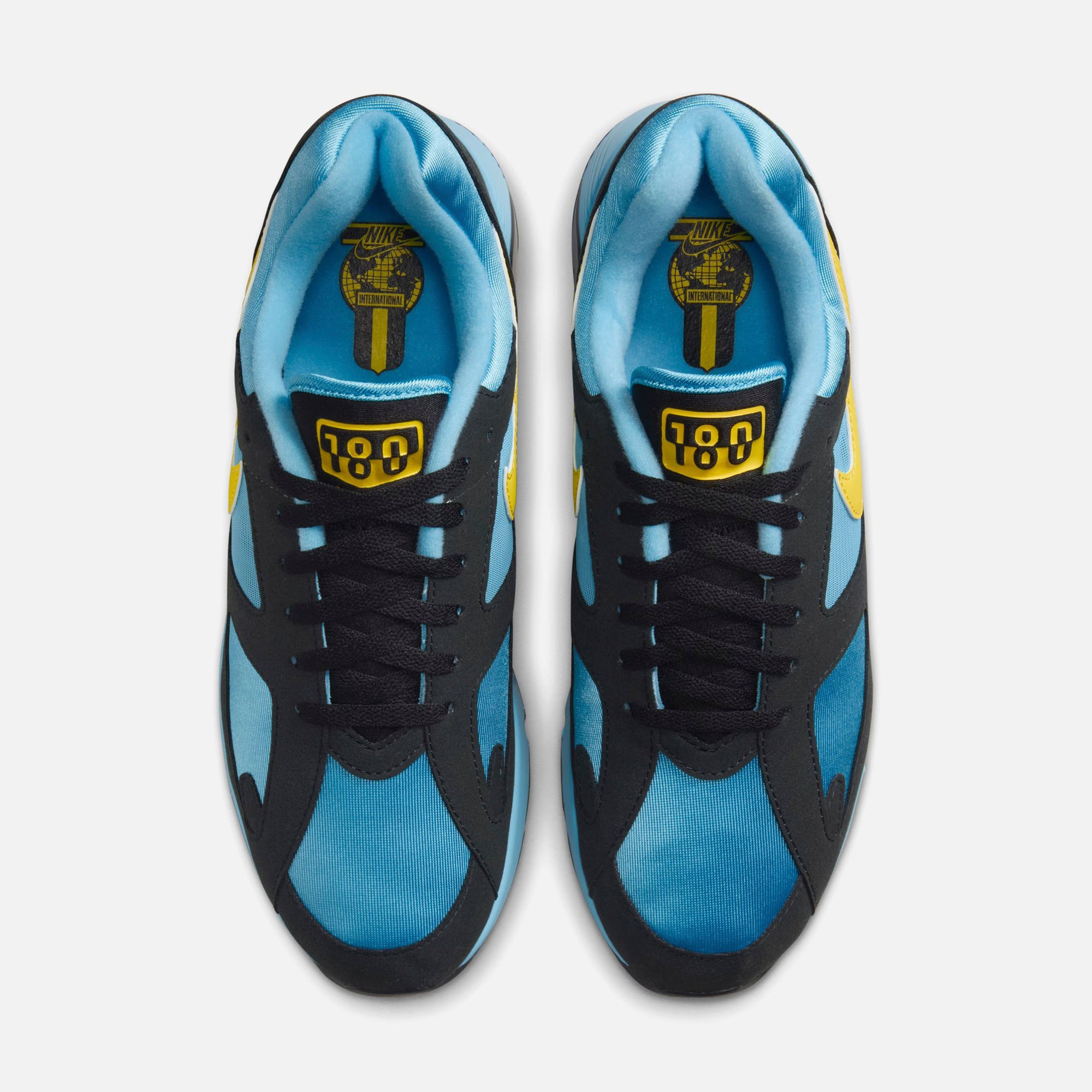 【NIKE】☆スニーカー☆ Air 180 Black and Baltic Blue Nike Air 180 - Baltic Blue / Black / Lightning – Kith