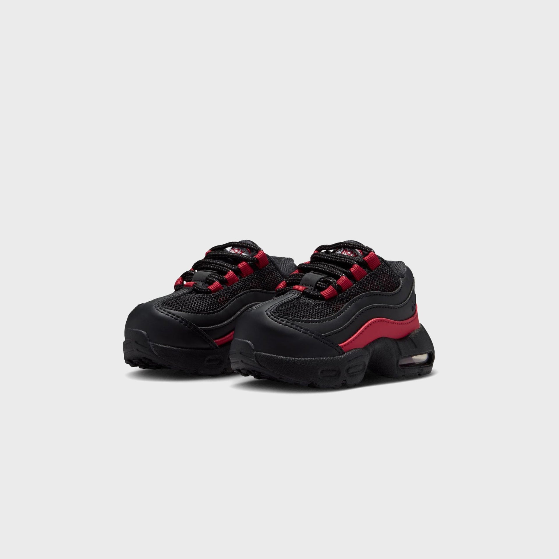 Nike TD Air Max 95 Recraft - Black / Team Crimson / Wolf Grey