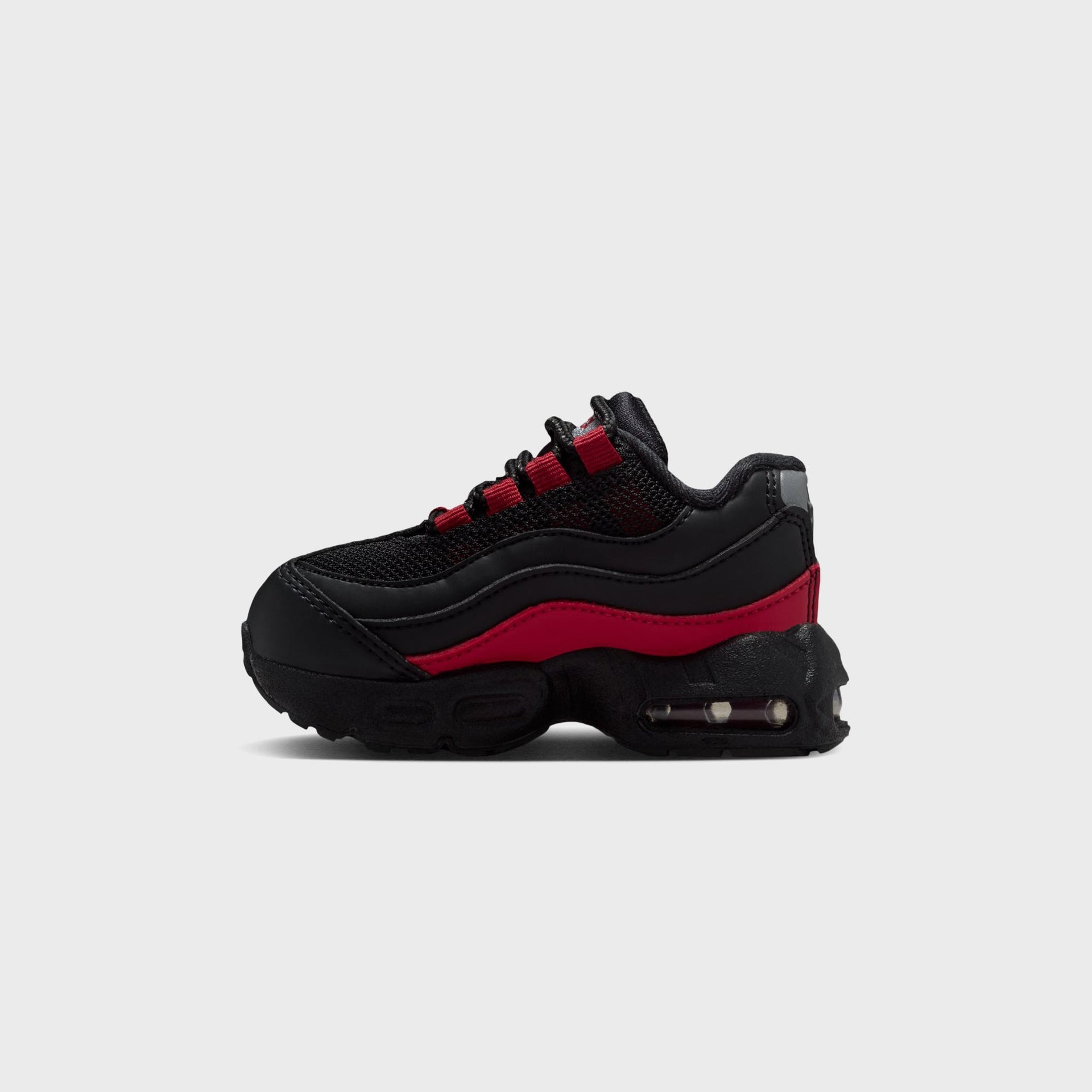 Nike TD Air Max 95 Recraft - Black / Team Crimson / Wolf Grey