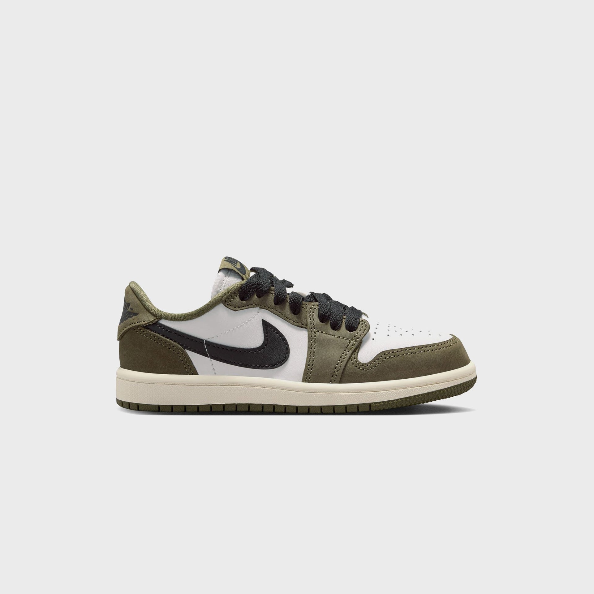 Jordan PS Air Jordan 1 Retro Low - Medium Olive / Summit White / Sail / Black