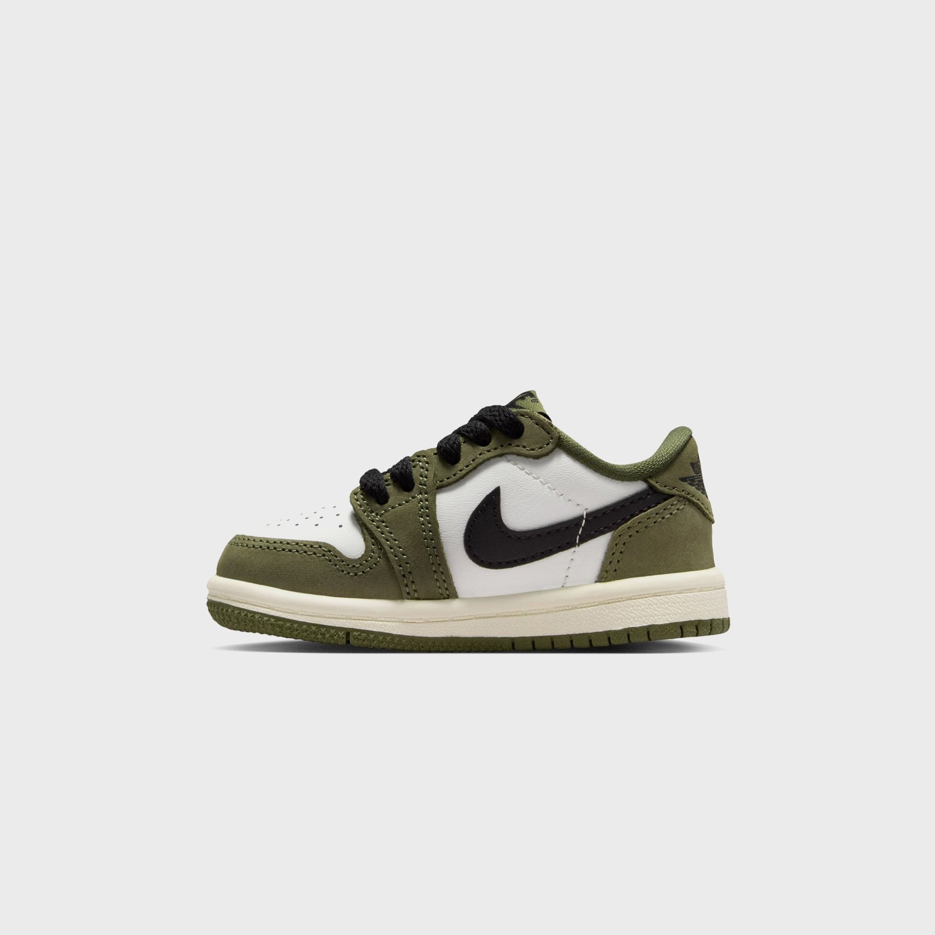 Nike TD Air Jordan 1 Retro Low - Medium Olive / Summit White / Sail / Black