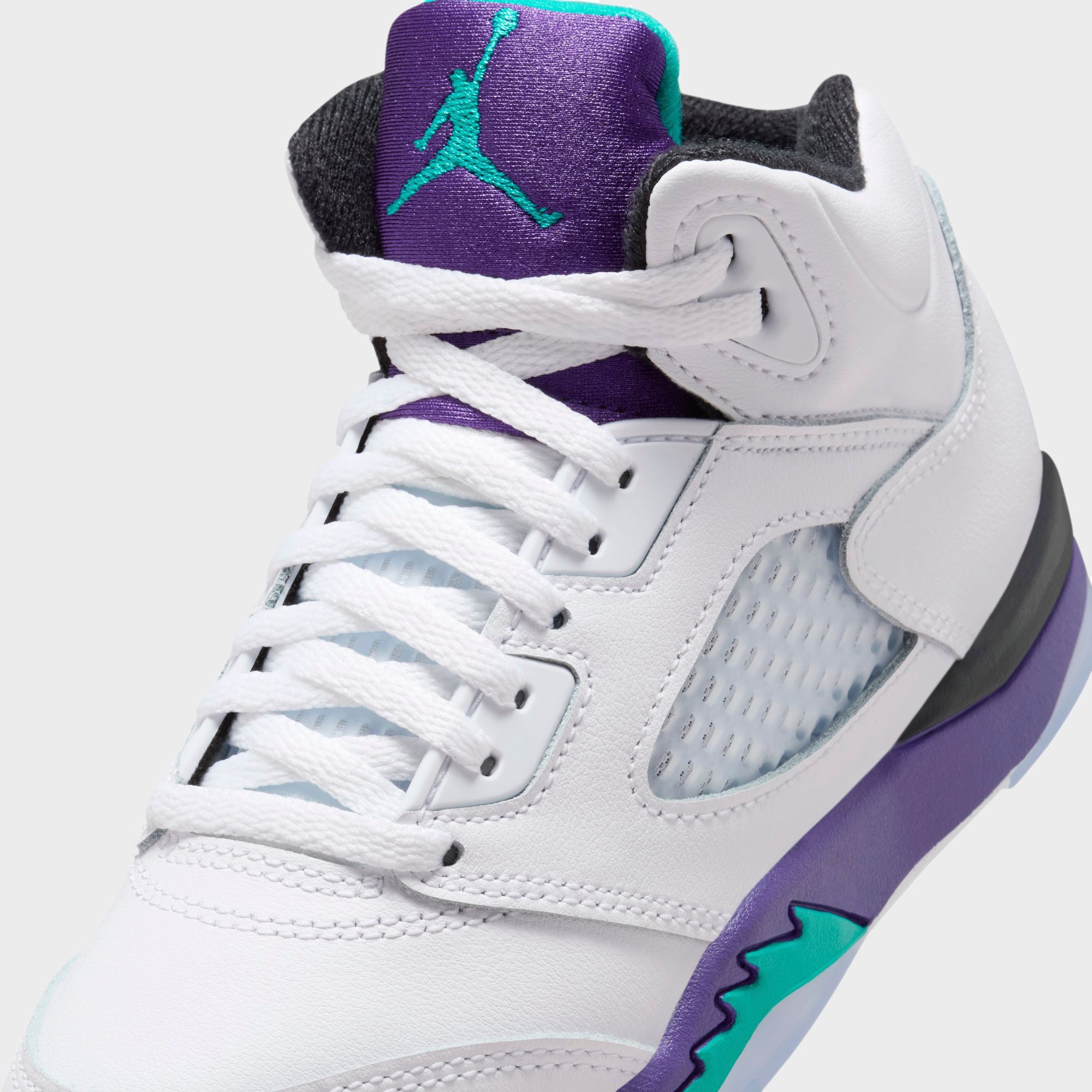 Jordan PS Air Jordan 5 - Black / New Emerald / Grape Ice – Kith