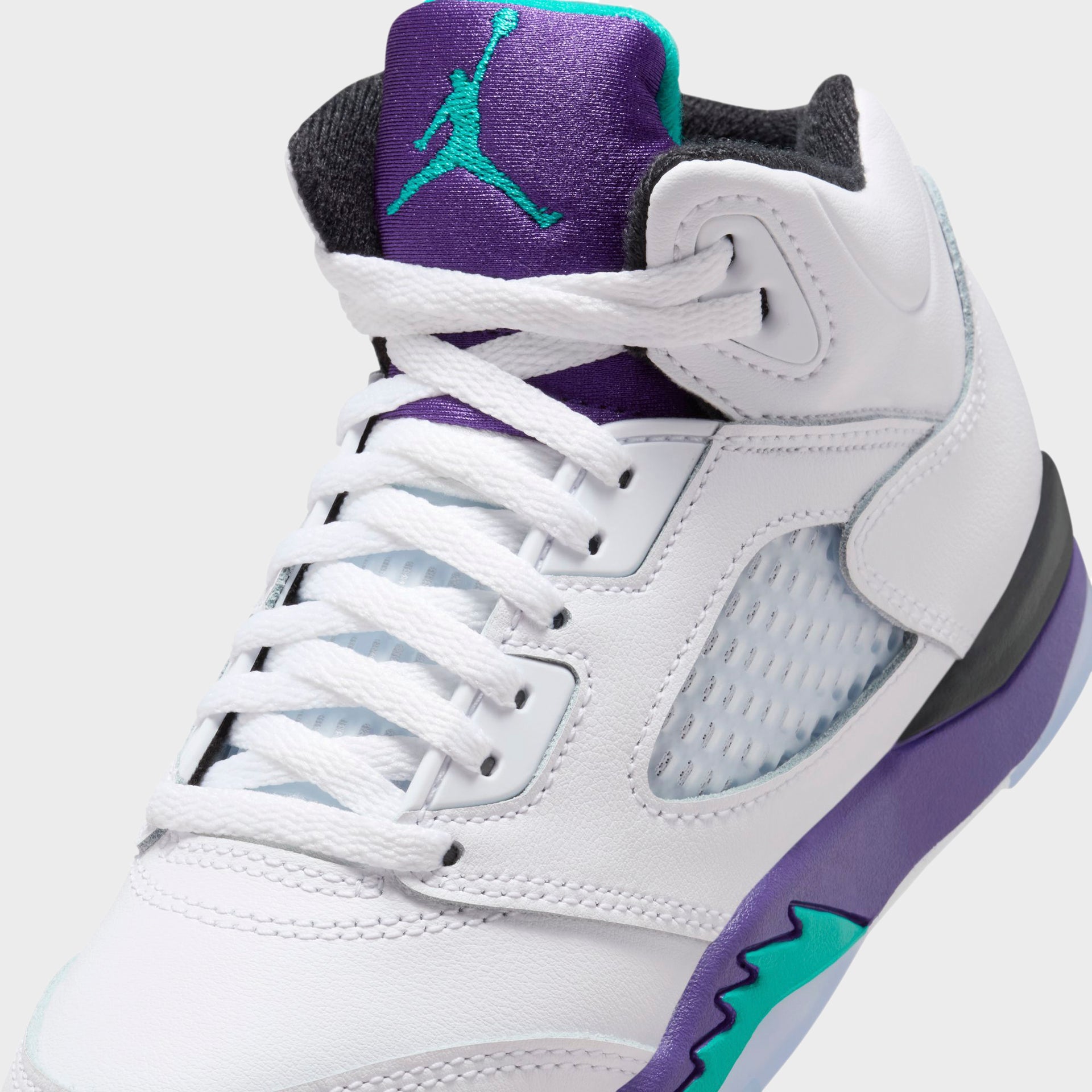 Jordan PS Air Jordan 5 - Black / New Emerald / Grape Ice