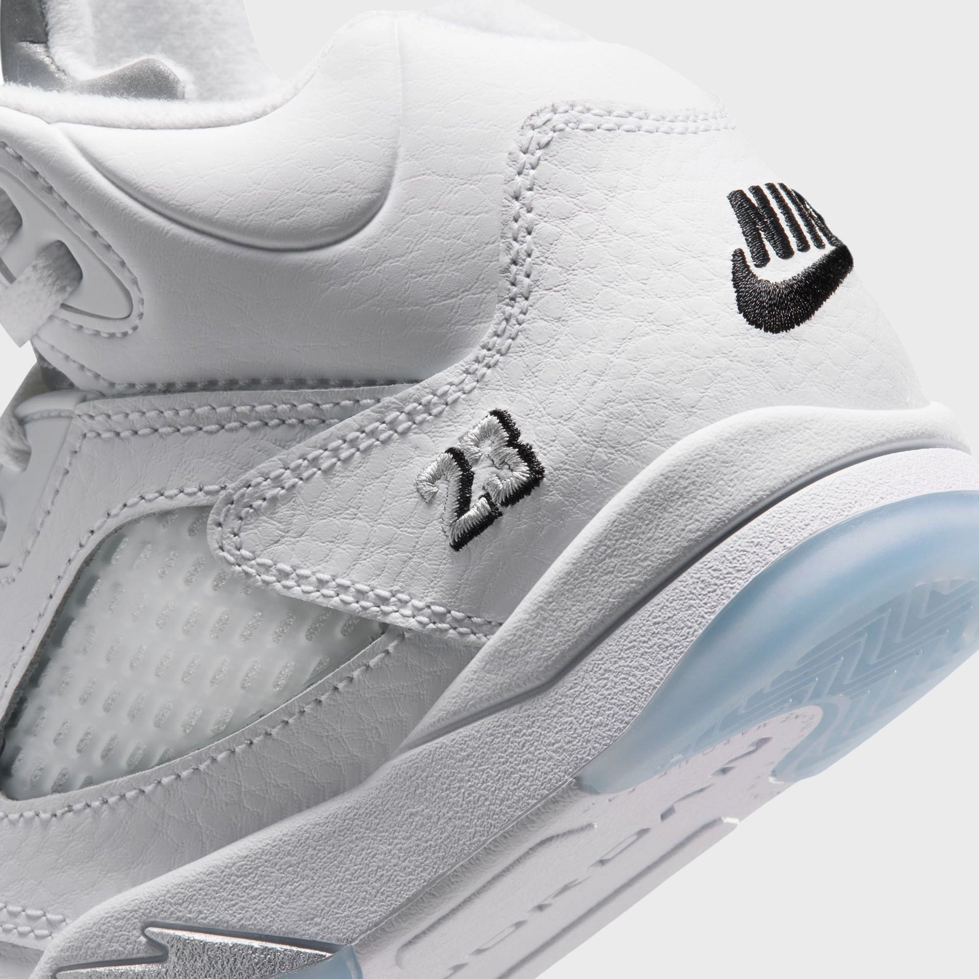 Jordan PS Air Jordan 5 Retro OG - White / Metallic Silver / Black