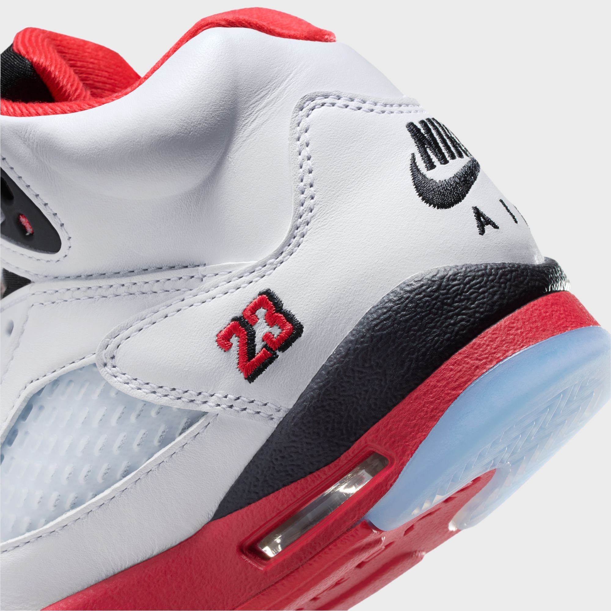 Jordan GS Air Jordan 5 Retro OG - White / Fire Red / Black – Kith