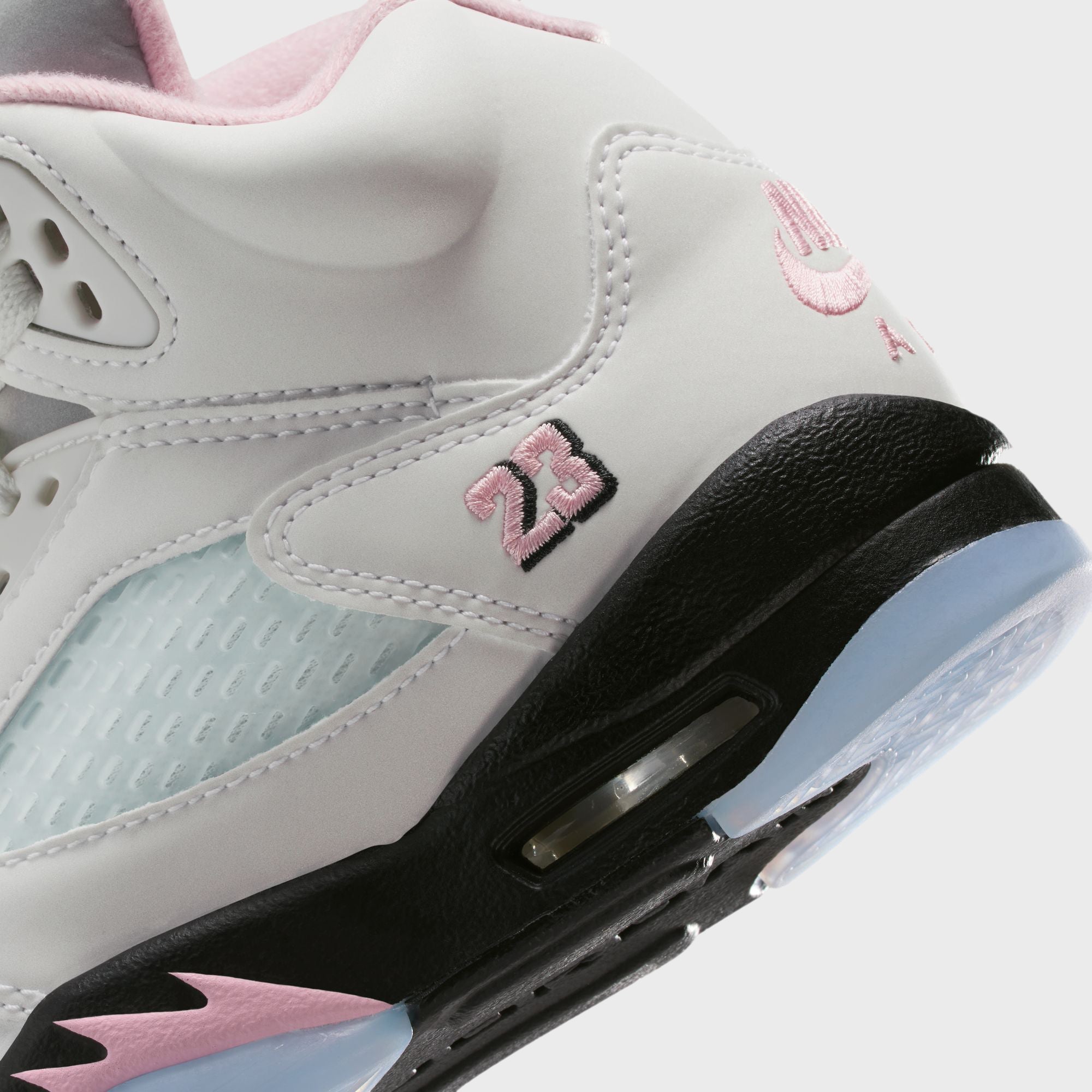 Jordan GS Air Jordan 5 Retro OG - White / Medium Soft Pink