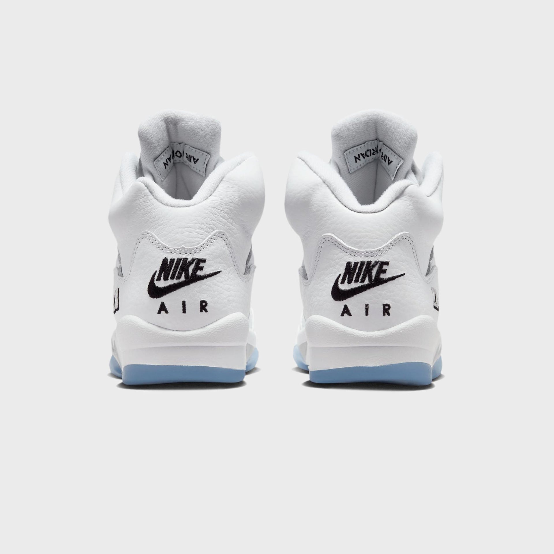 Jordan GS Air Jordan 5 Retro OG  - White / Metallic Silver / Black