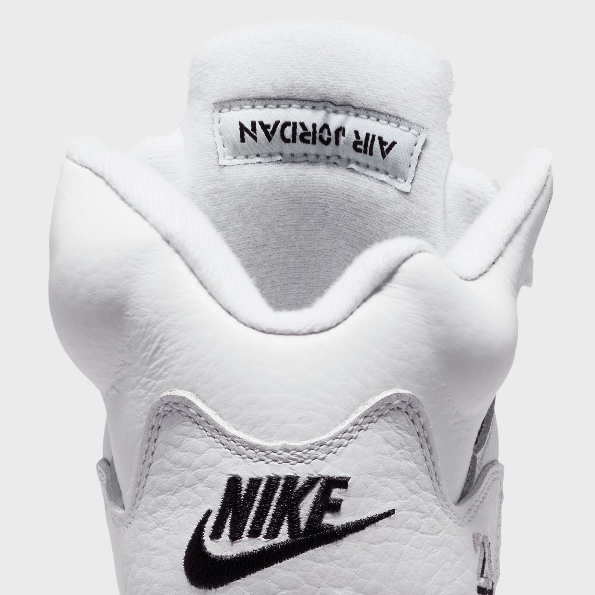 Jordan GS Air Jordan 5 Retro OG  - White / Metallic Silver / Black