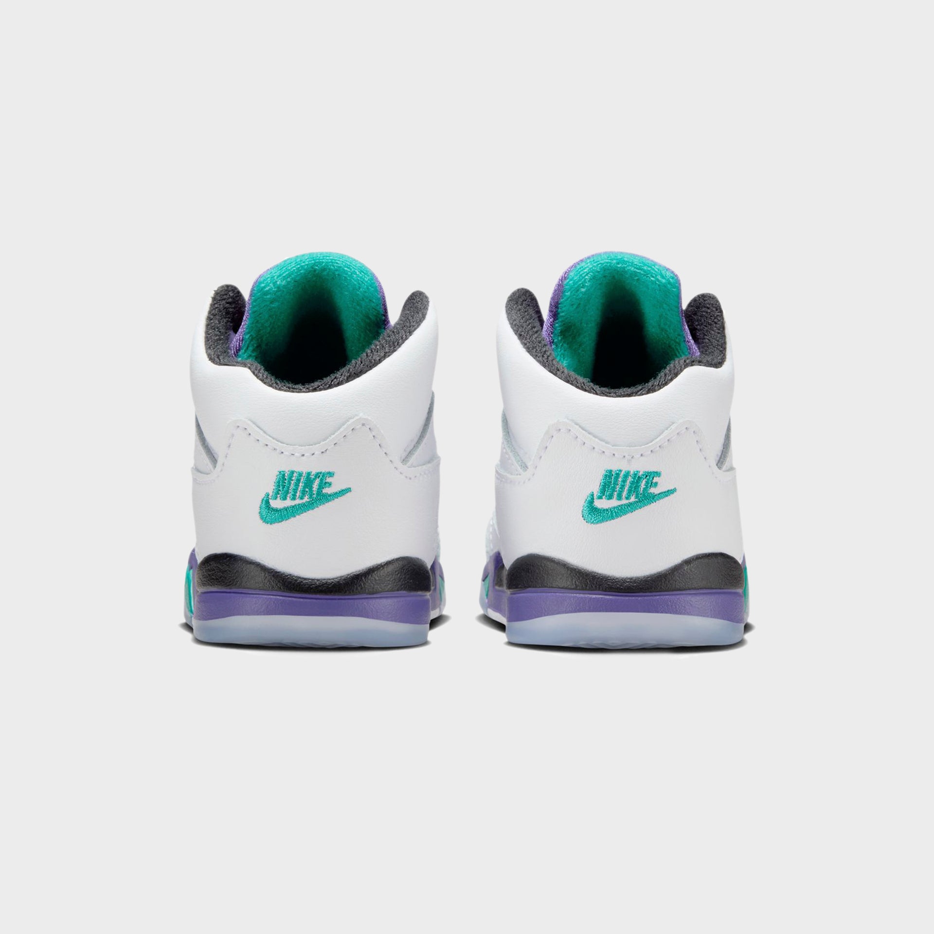Jordan TD Air Jordan 5 - Black / New Emerald / Grape Ice