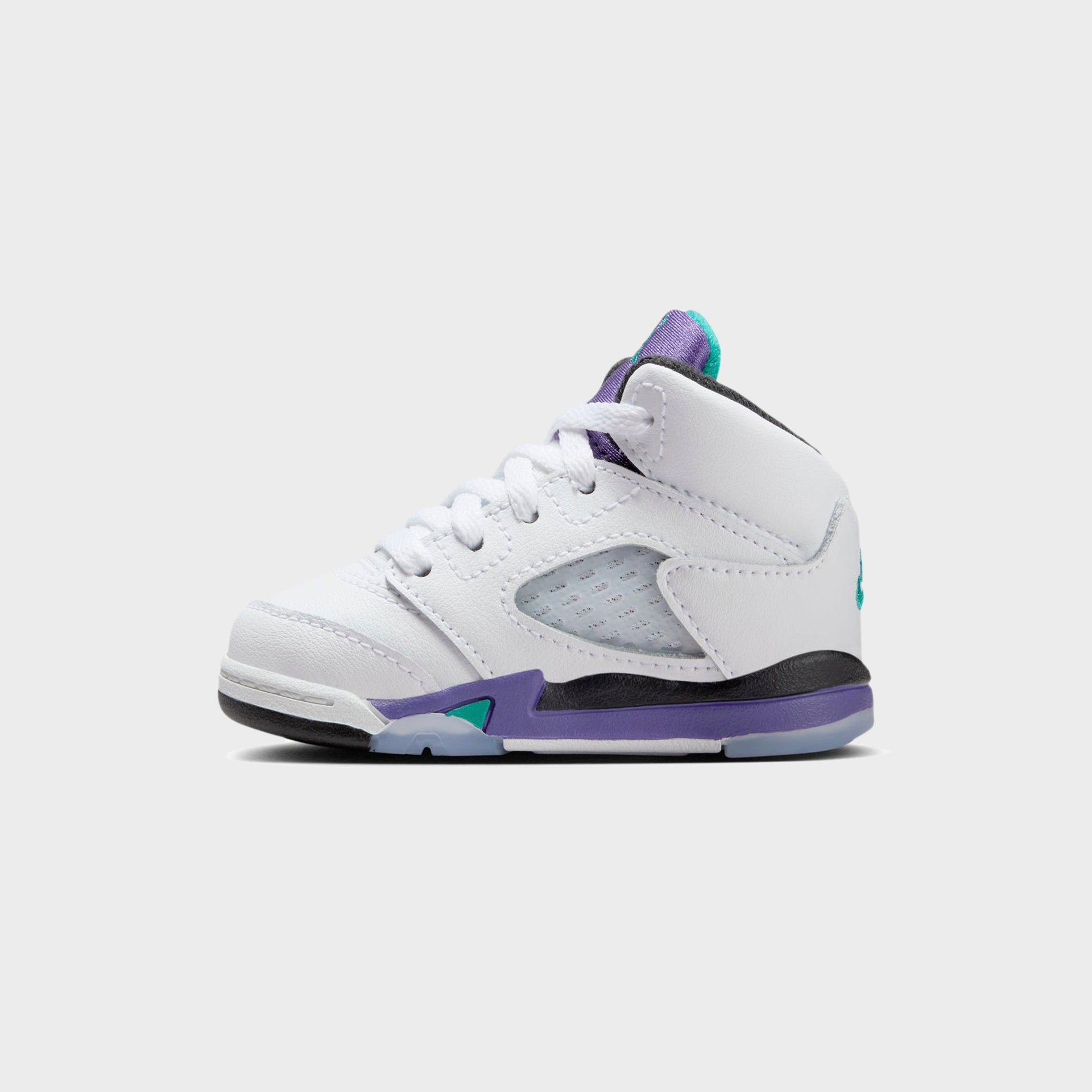 Jordan TD Air Jordan 5 - Black / New Emerald / Grape Ice