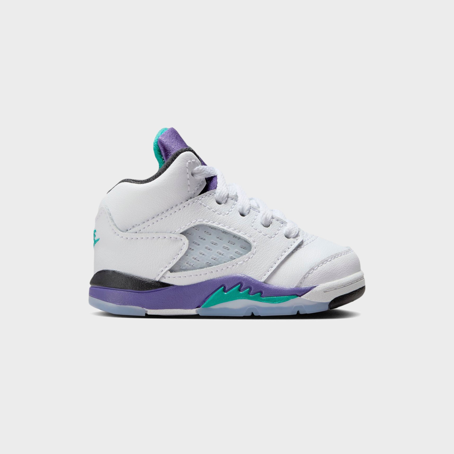 Jordan TD Air Jordan 5 - Black / New Emerald / Grape Ice