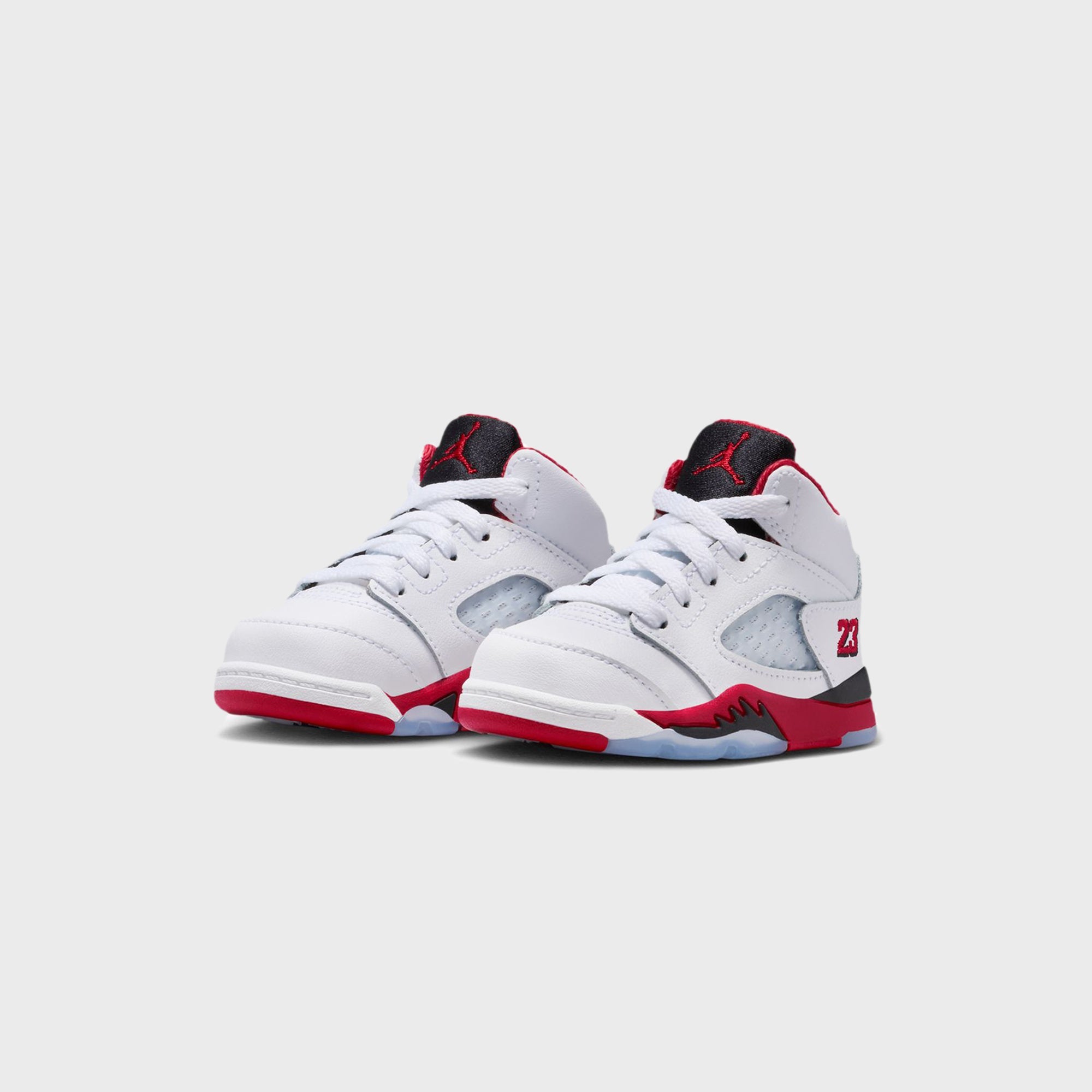 Nike TD Air Jordan 5 Retro OG - White / Fire Red / Black – Kith