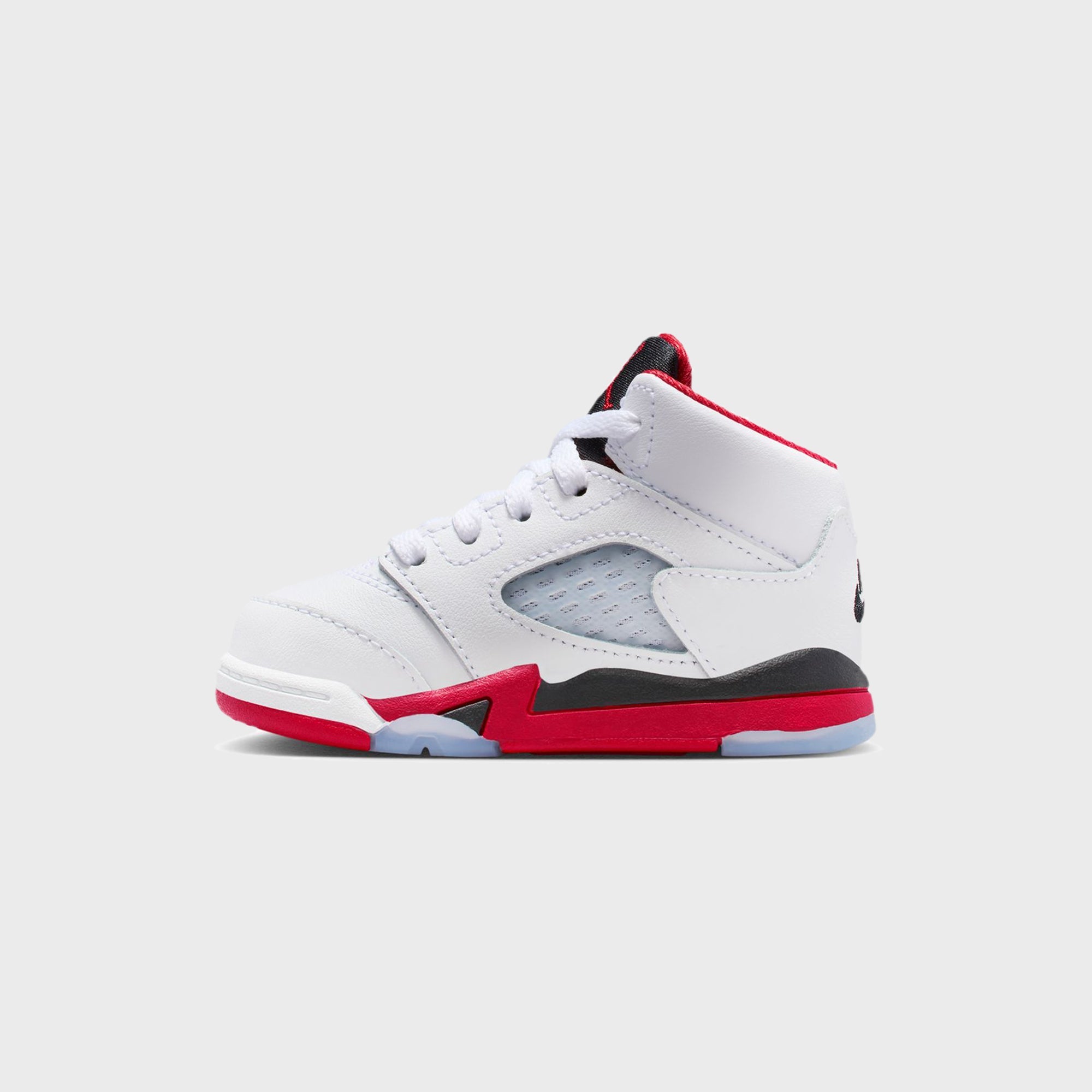 Nike TD Air Jordan 5 Retro OG - White / Fire Red / Black – Kith
