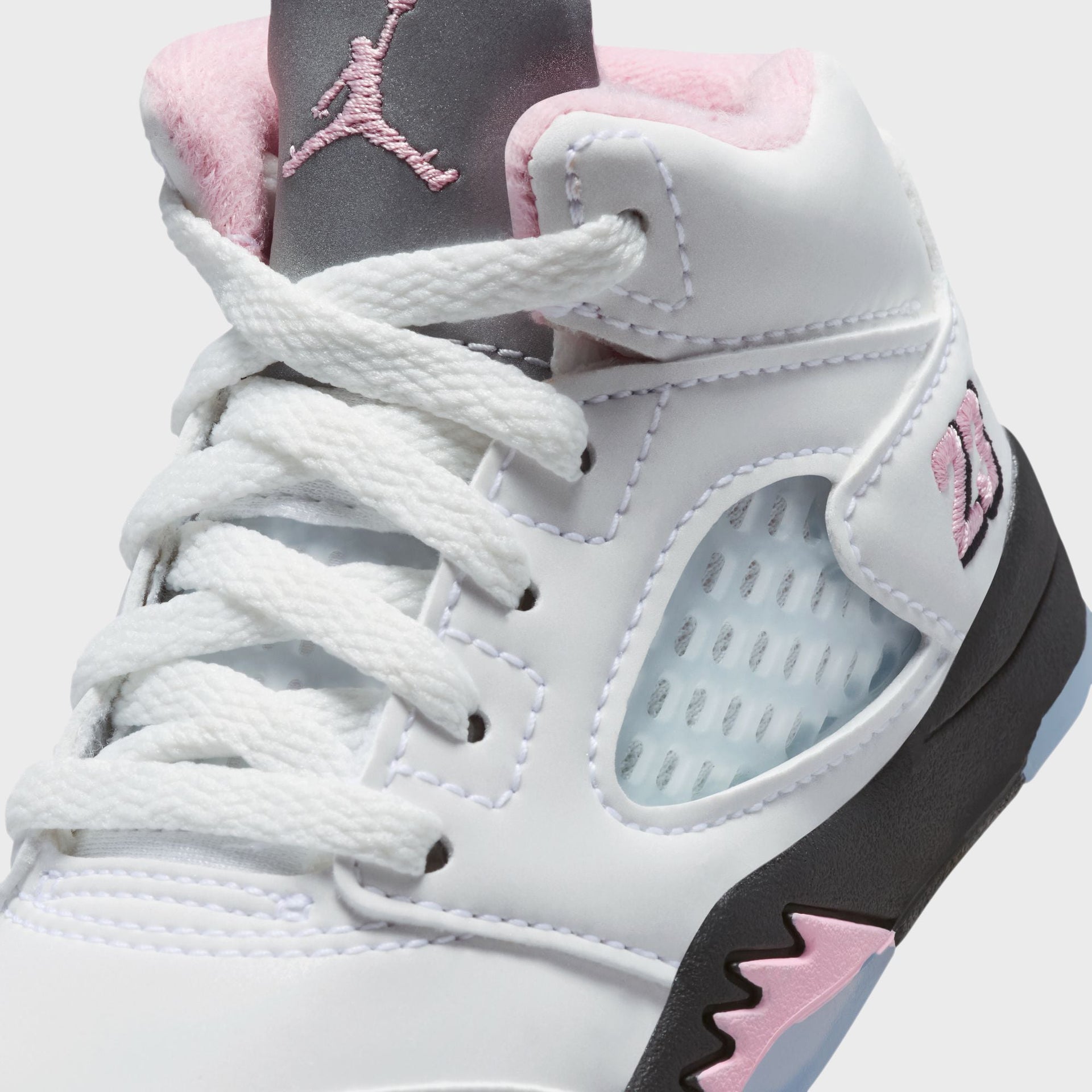 Jordan TD Air Jordan 5 OG - White / Medium Soft Pink / Black