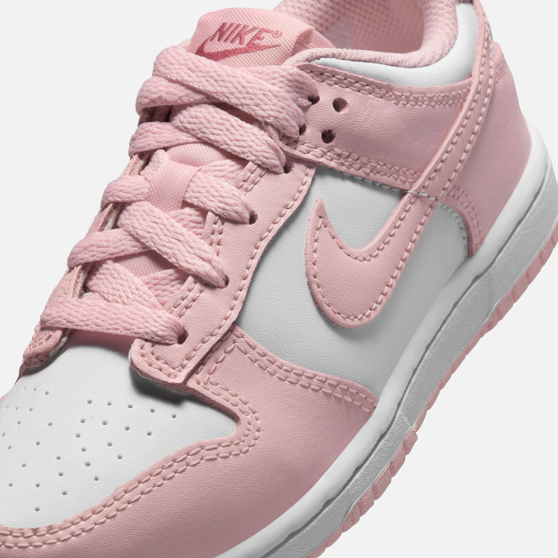 Nike PS Dunk Low - White / Pomegranate / Pink Glaze