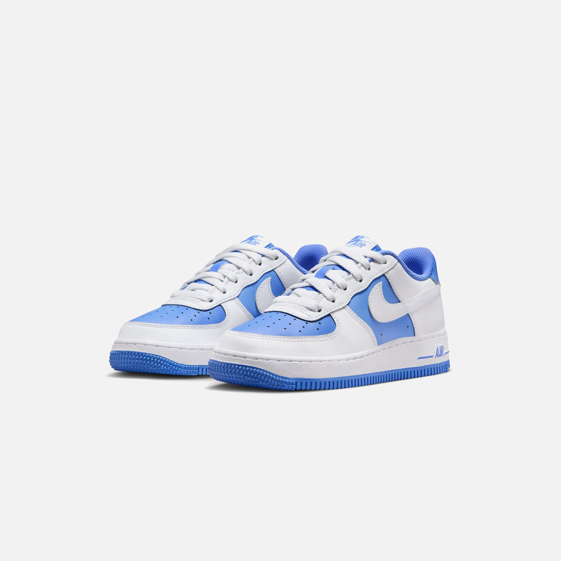 Nike GS Air Force 1 - White / Royal Pulse