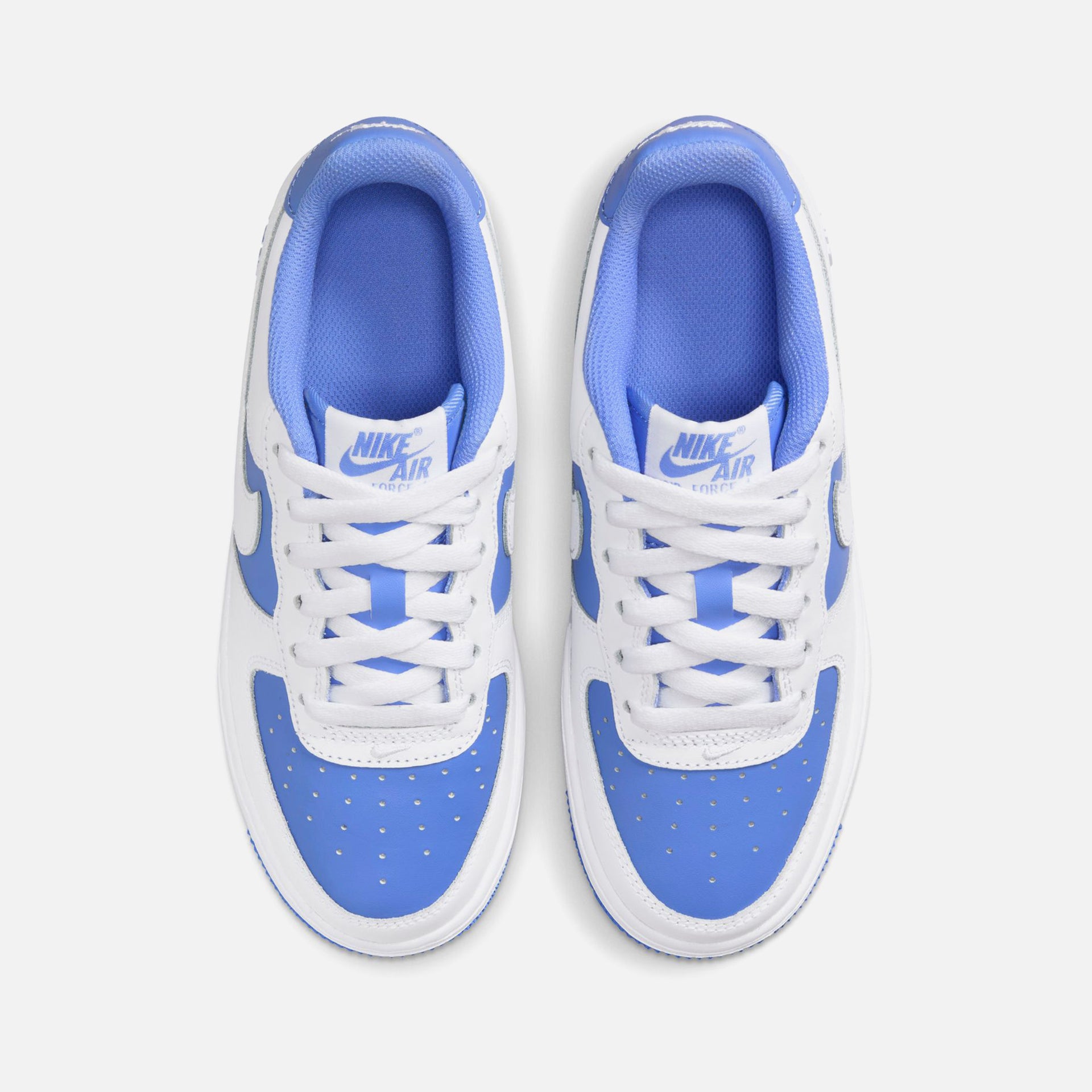 Nike GS Air Force 1 - White / Royal Pulse