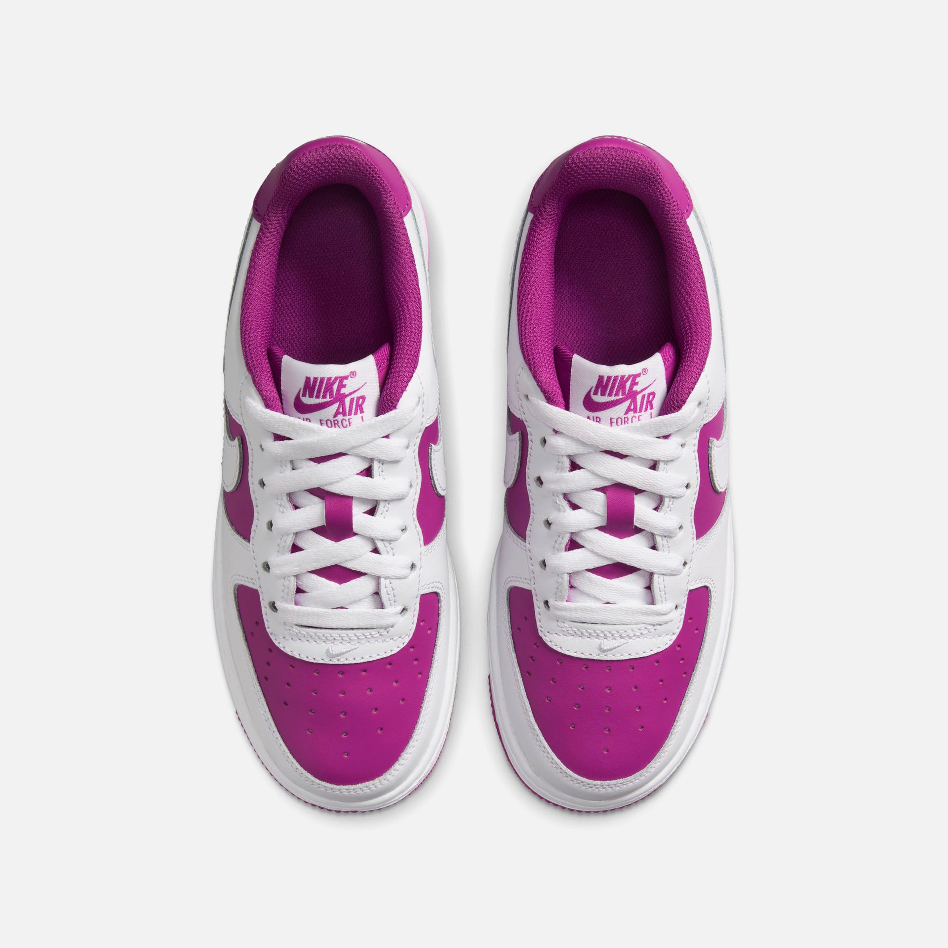 Nike GS Air Force 1 - White / Hot Fuchsia