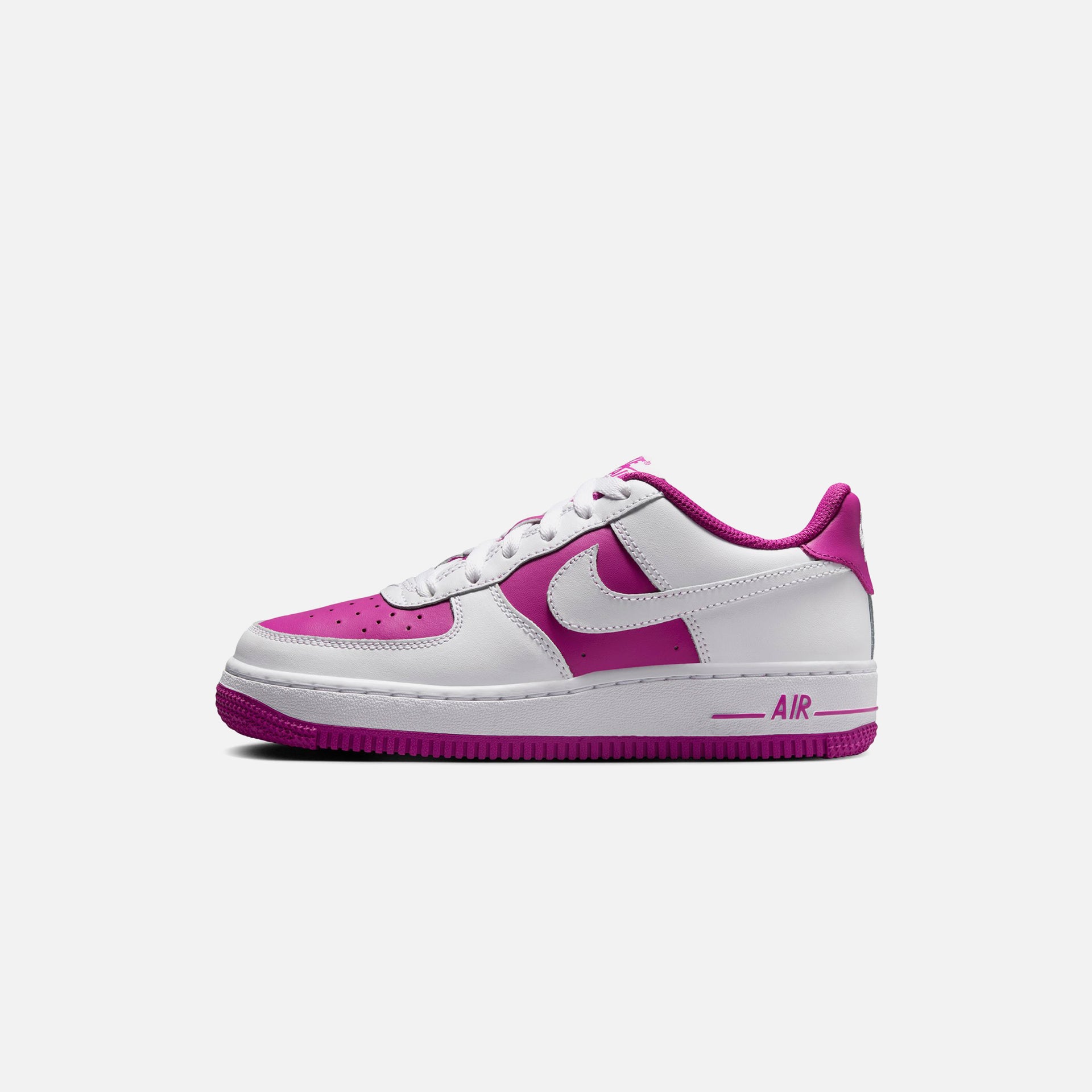 Nike GS Air Force 1 - White / Hot Fuchsia