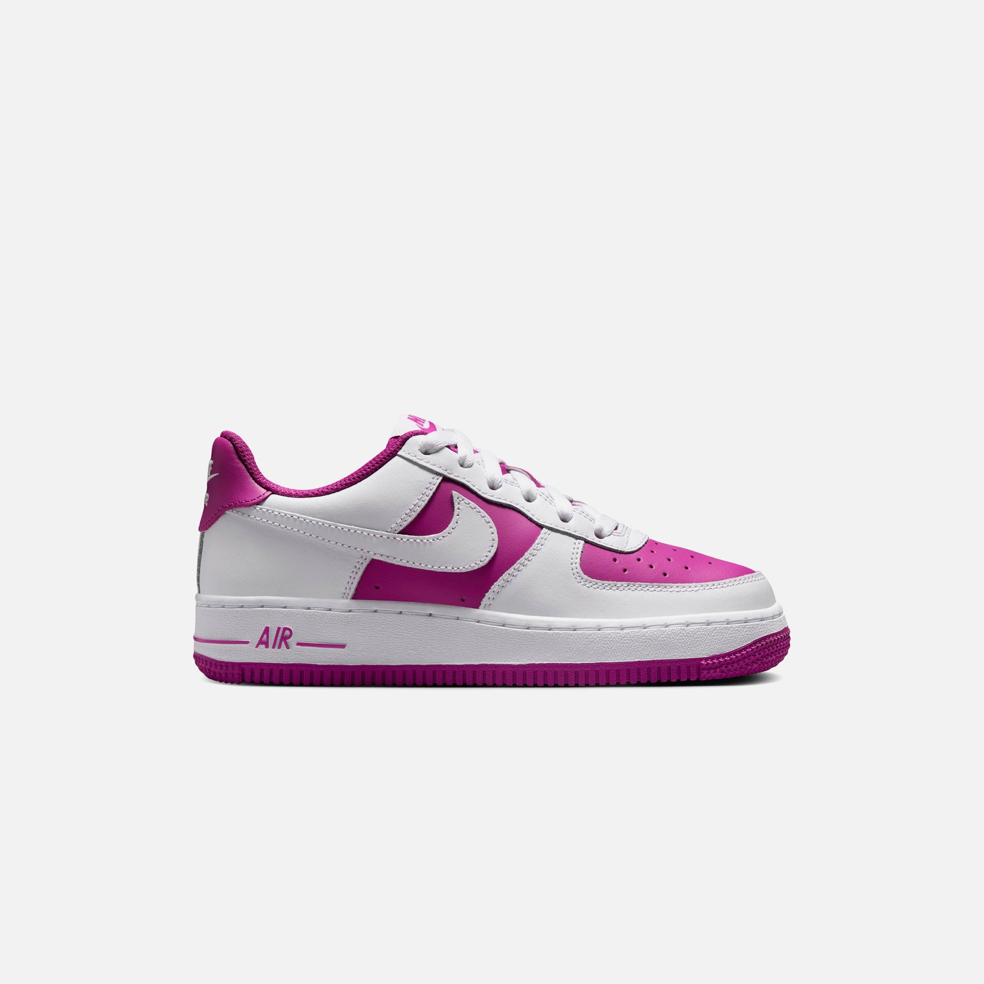 Nike GS Air Force 1 - White / Hot Fuchsia