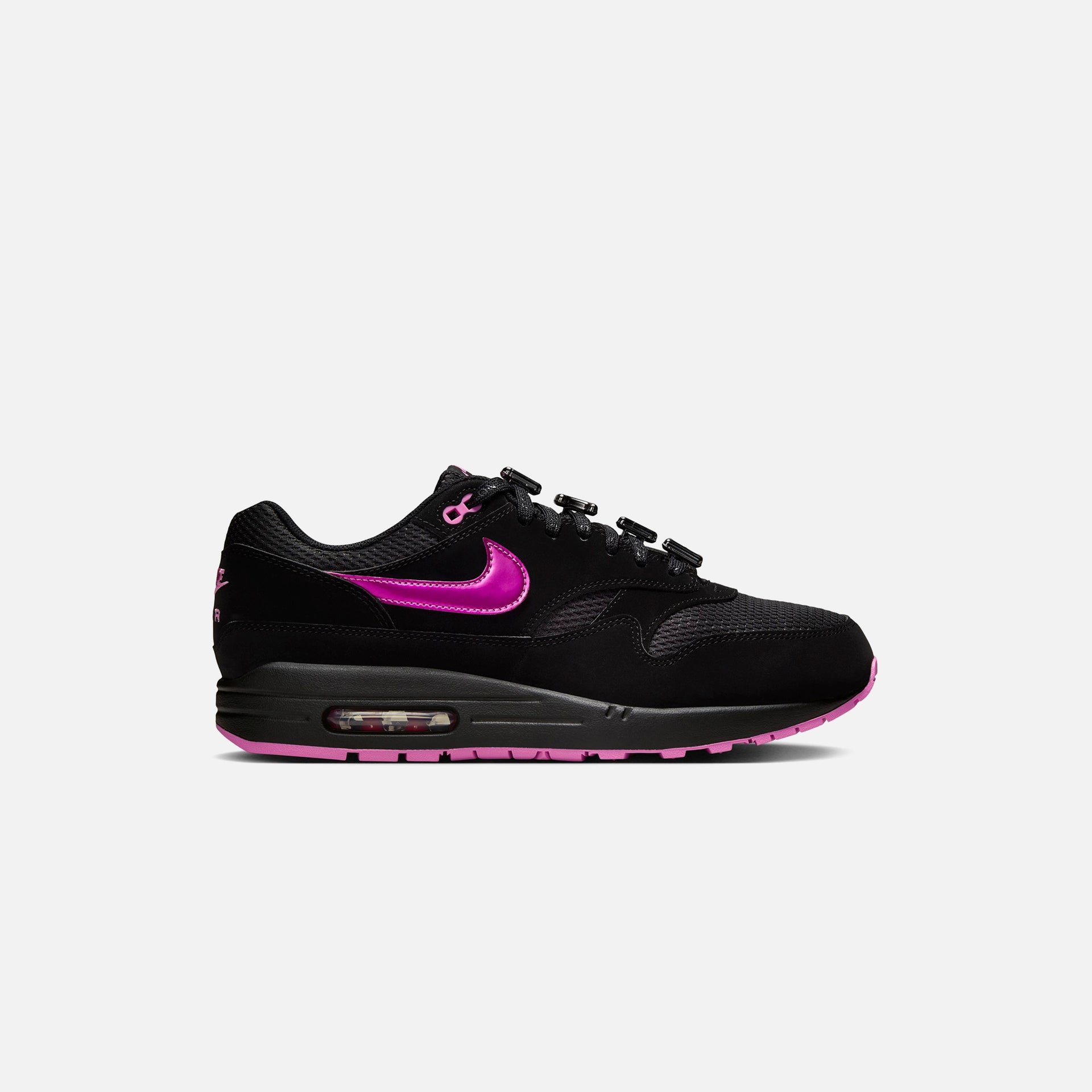 Nike Air Max 1  - Black / Playful Pink / University Red