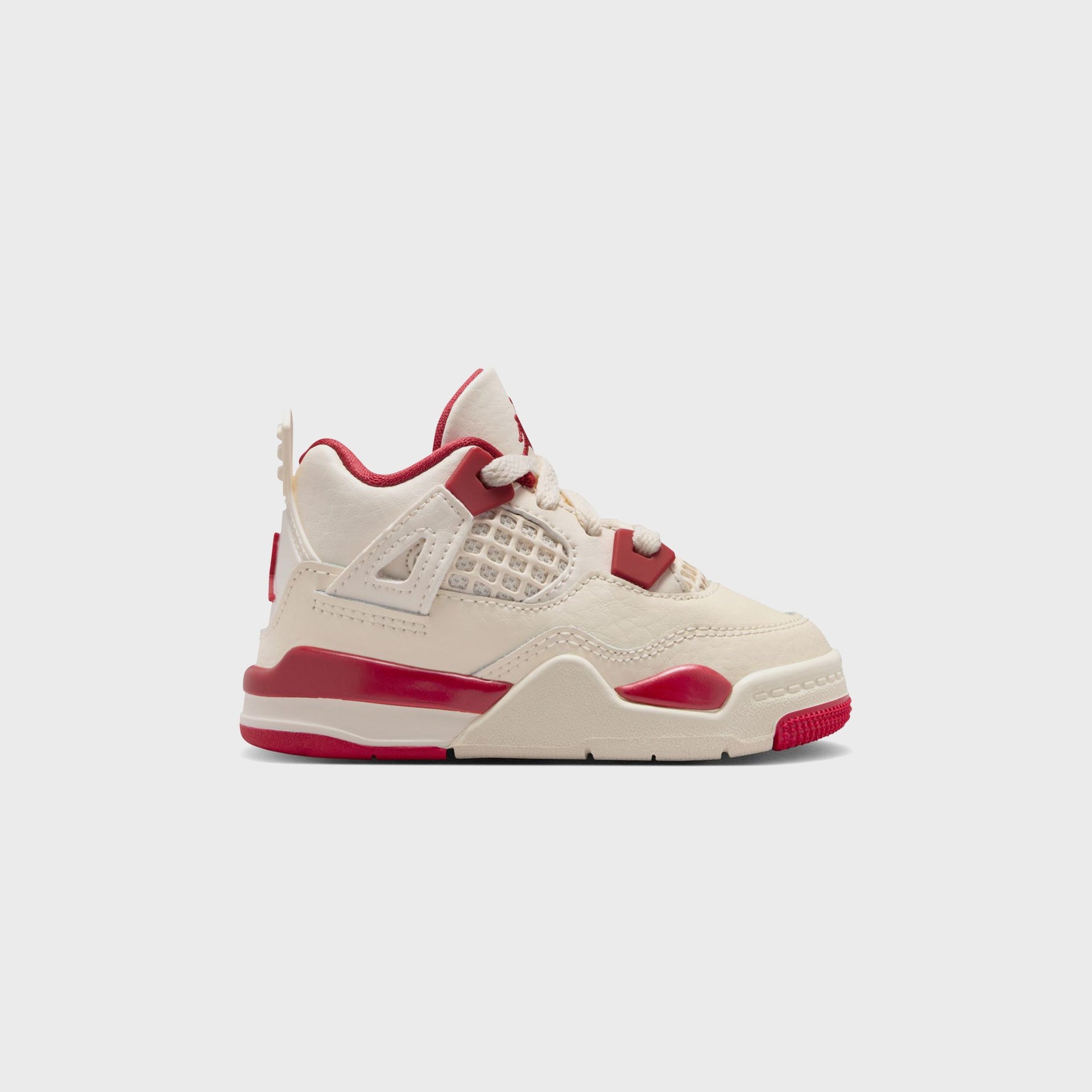 Jordan TD Air Jordan 4 Retro - Pale Ivory / Tough Red