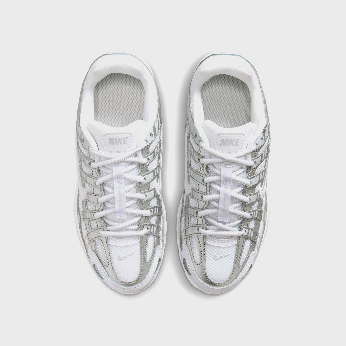 Nike GS P-6000 - White / Photon Dust / Metallic Silver