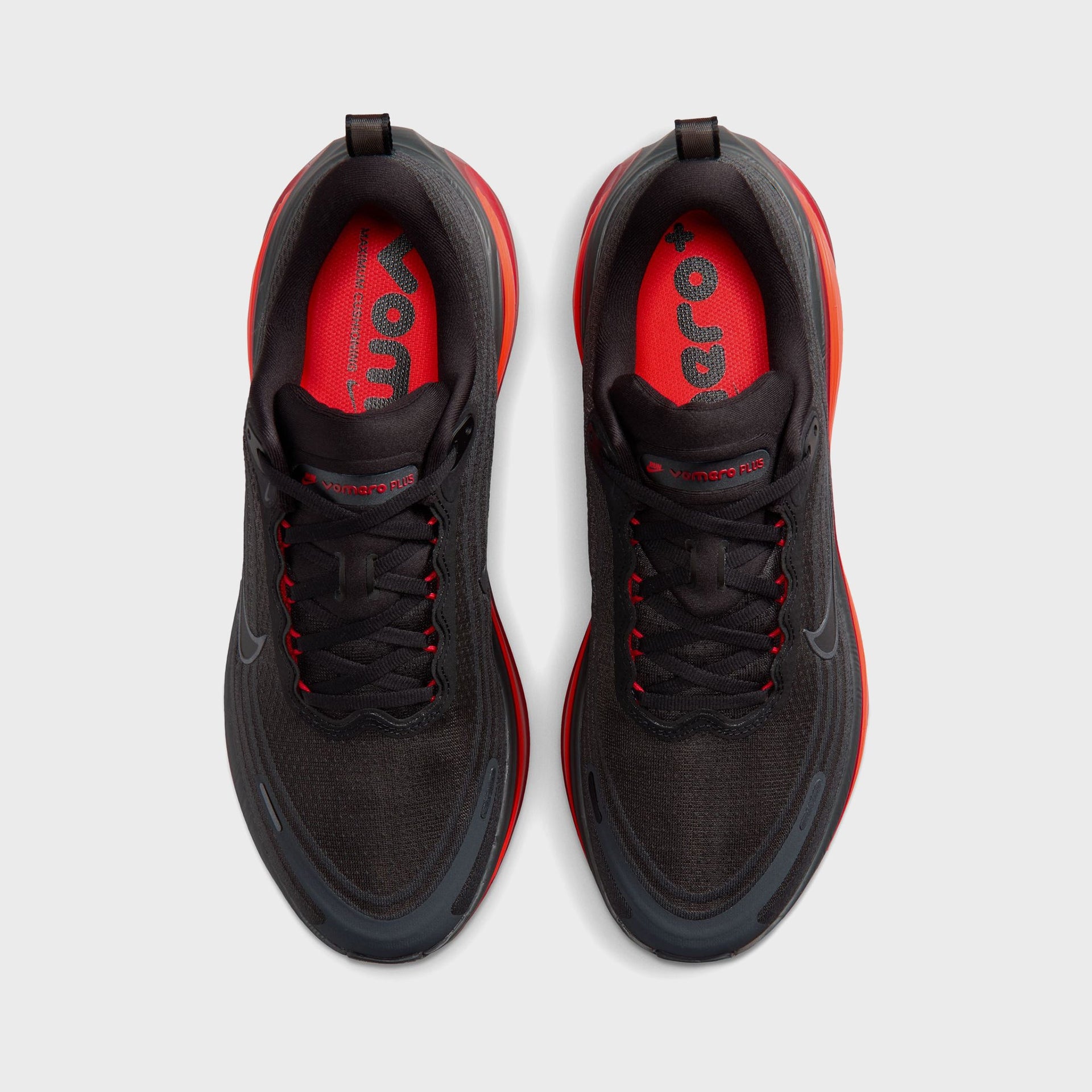 Nike Vomero Plus - Anthracite / Black / Bright Crimson / University Red