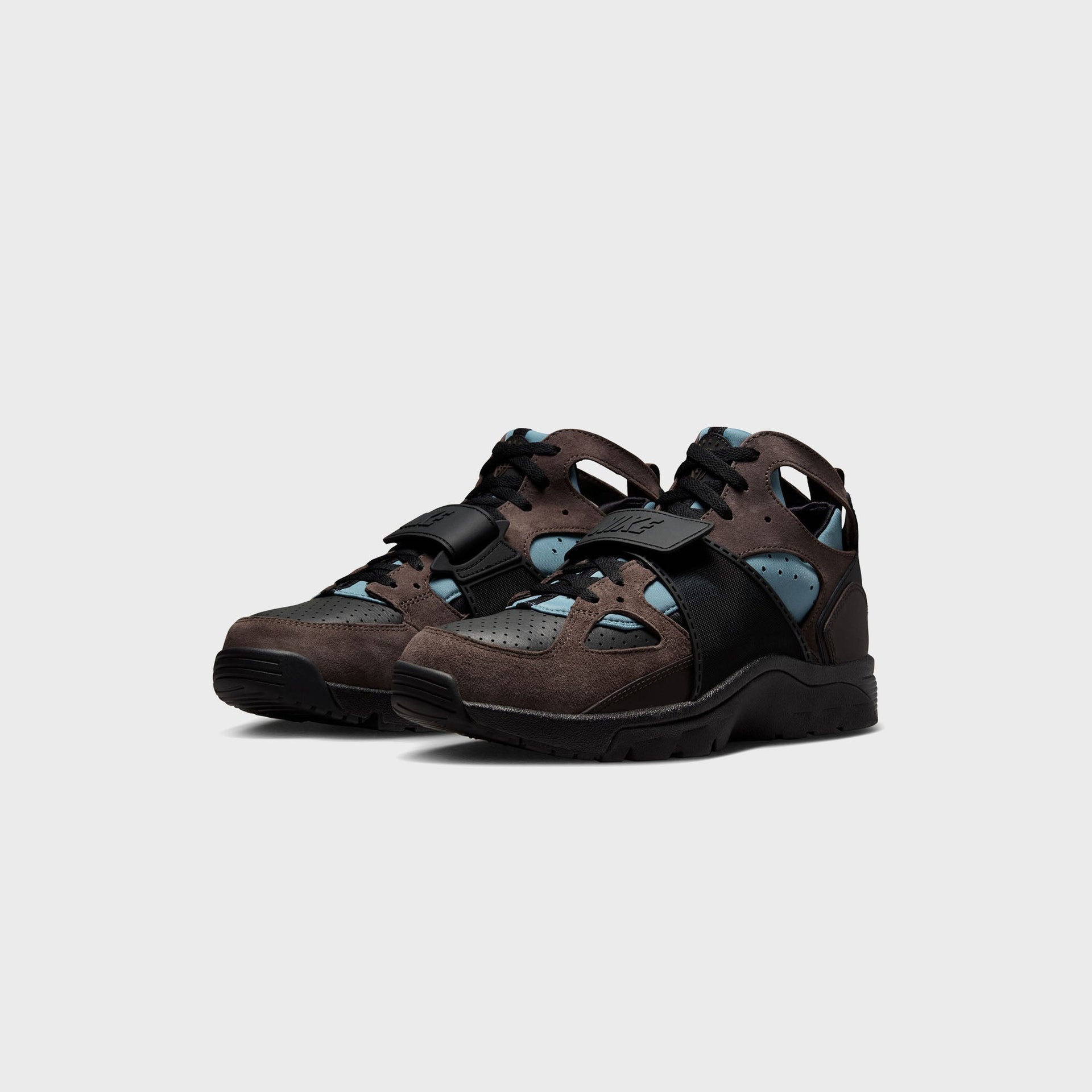 huaraches nike kids girls shoes - Black / Baroque Brown / Smokey Blue